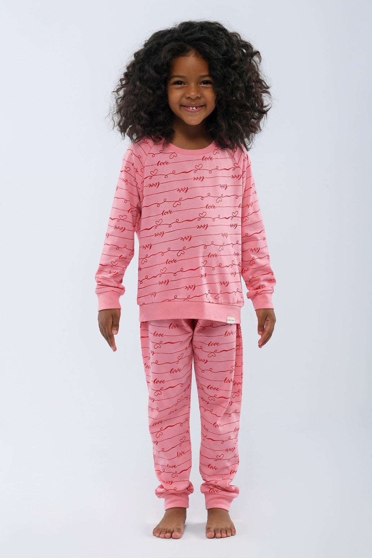 Sweet Love Kız Çocuk Pijama Alt Pembe