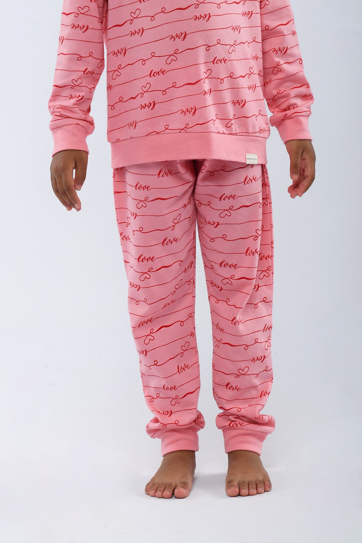 Sweet Love Kız Çocuk Pijama Alt Pembe