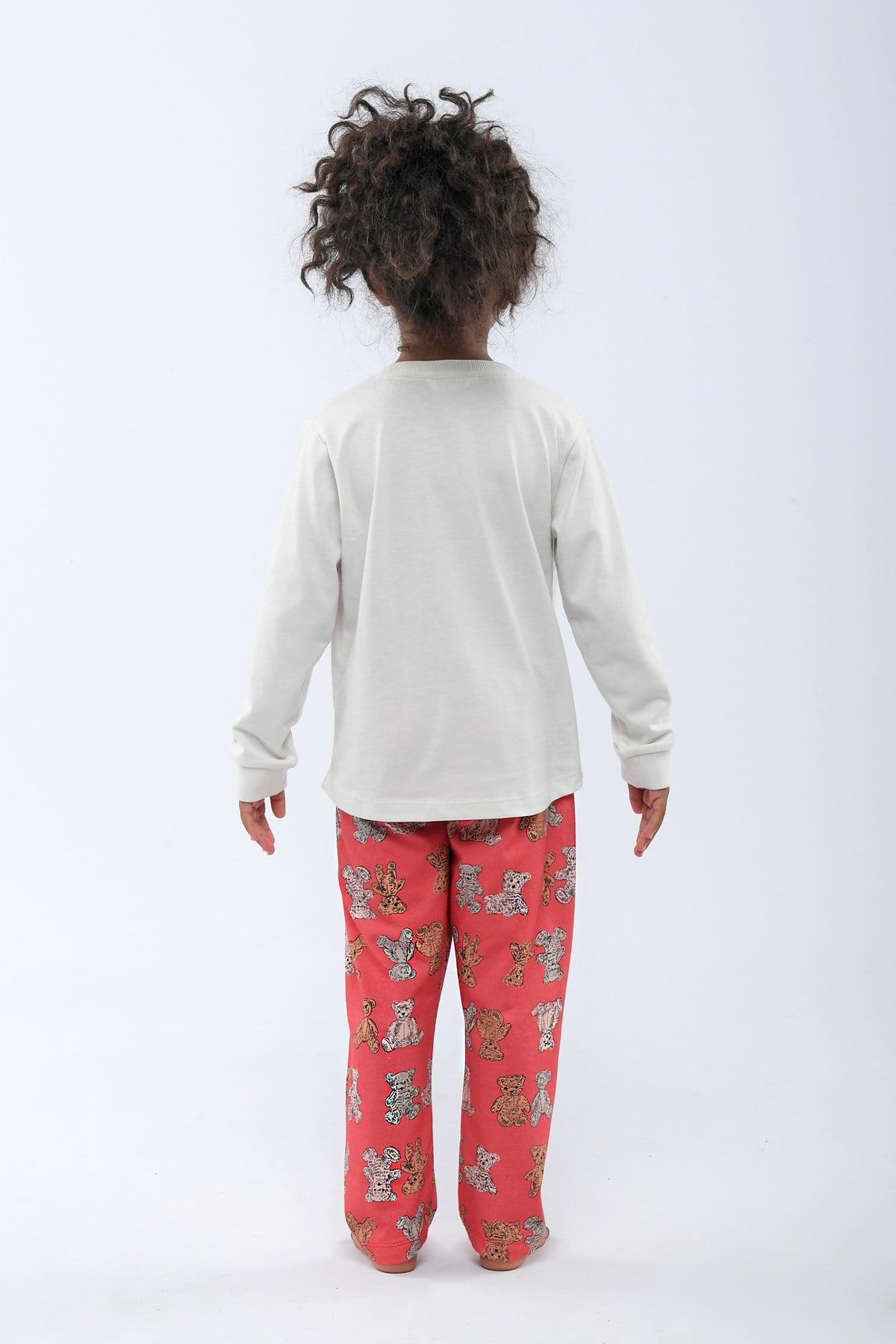 Teddy Bear Kız Çocuk Pijama Takımı Desenli