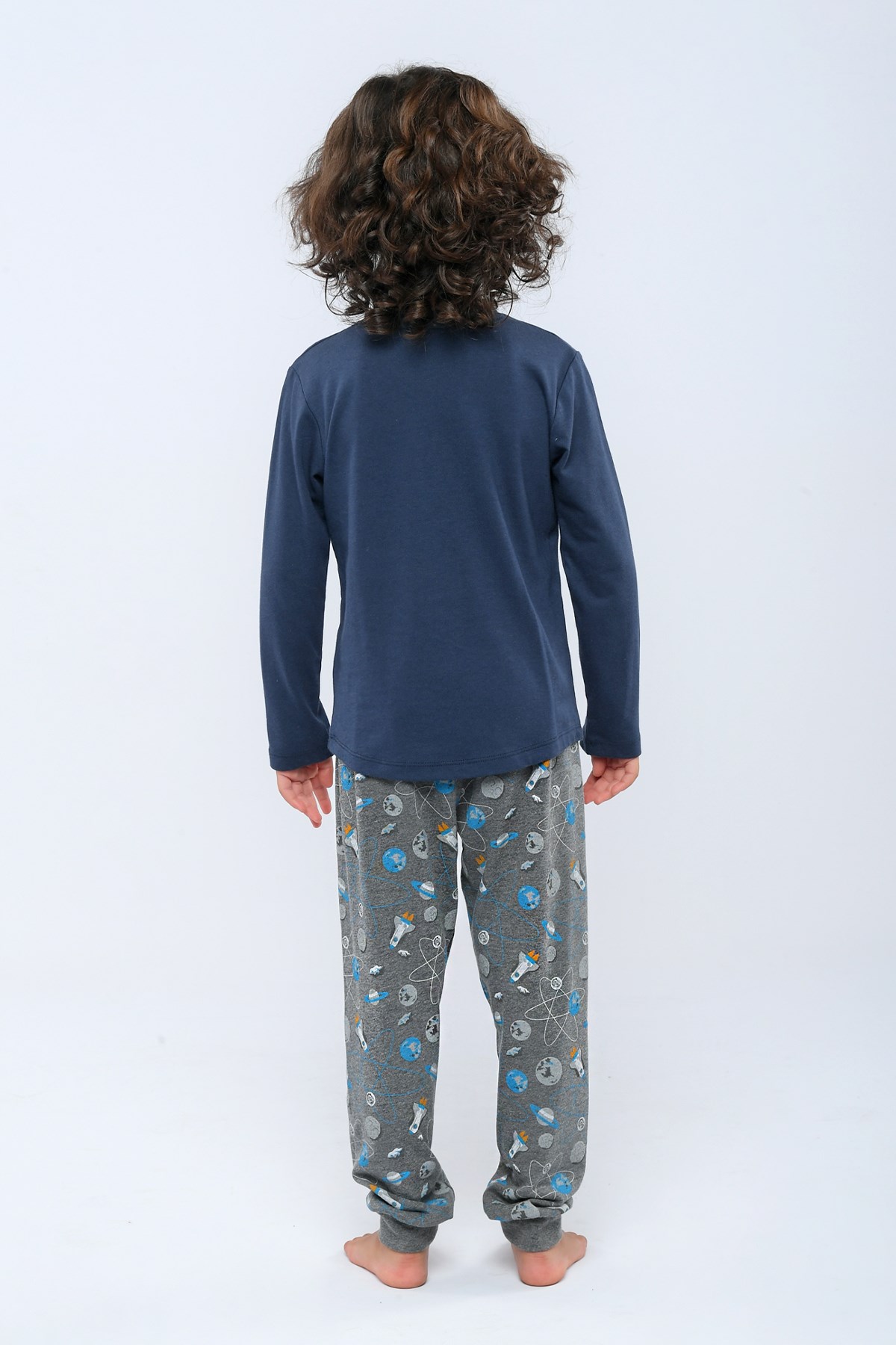 Teddy Space Erkek Çocuk Pijama Takımı