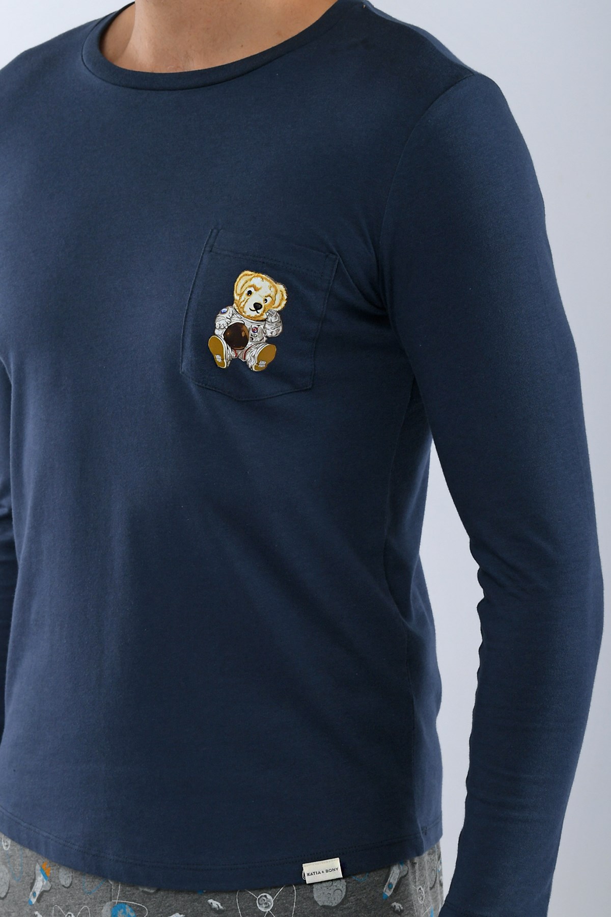 Teddy Space Erkek Pijama Takımı