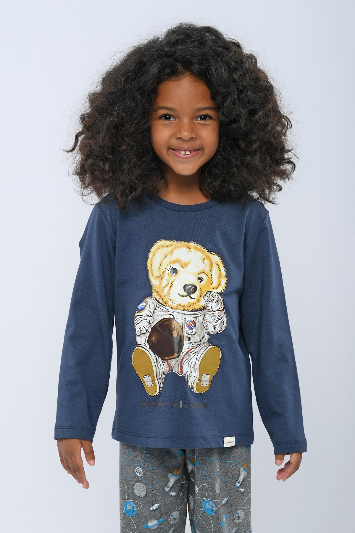 Teddy Space Kız Çocuk Pijama Takımı