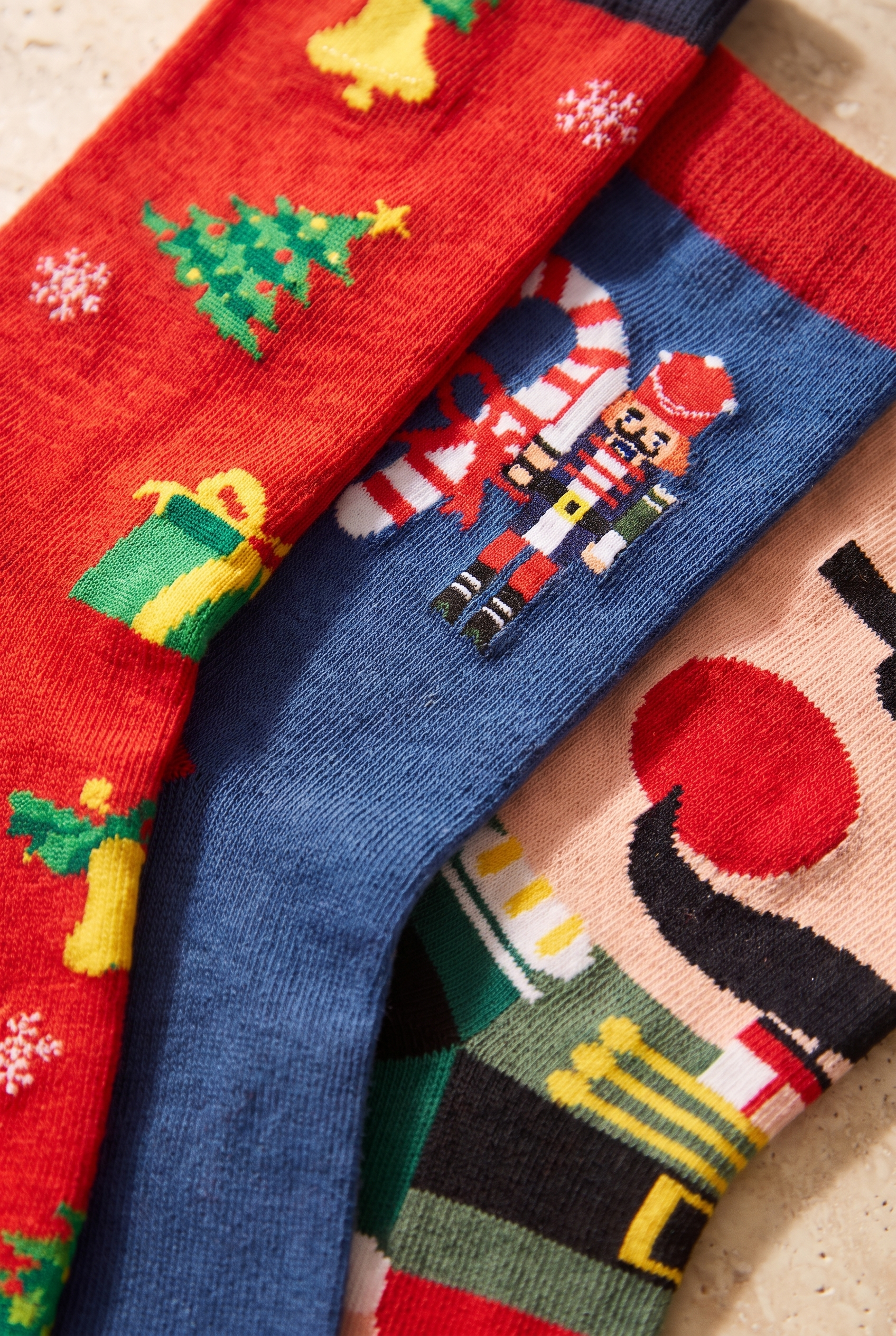 Tin Soldier Christmas Unisex Soket Çorap Desenli