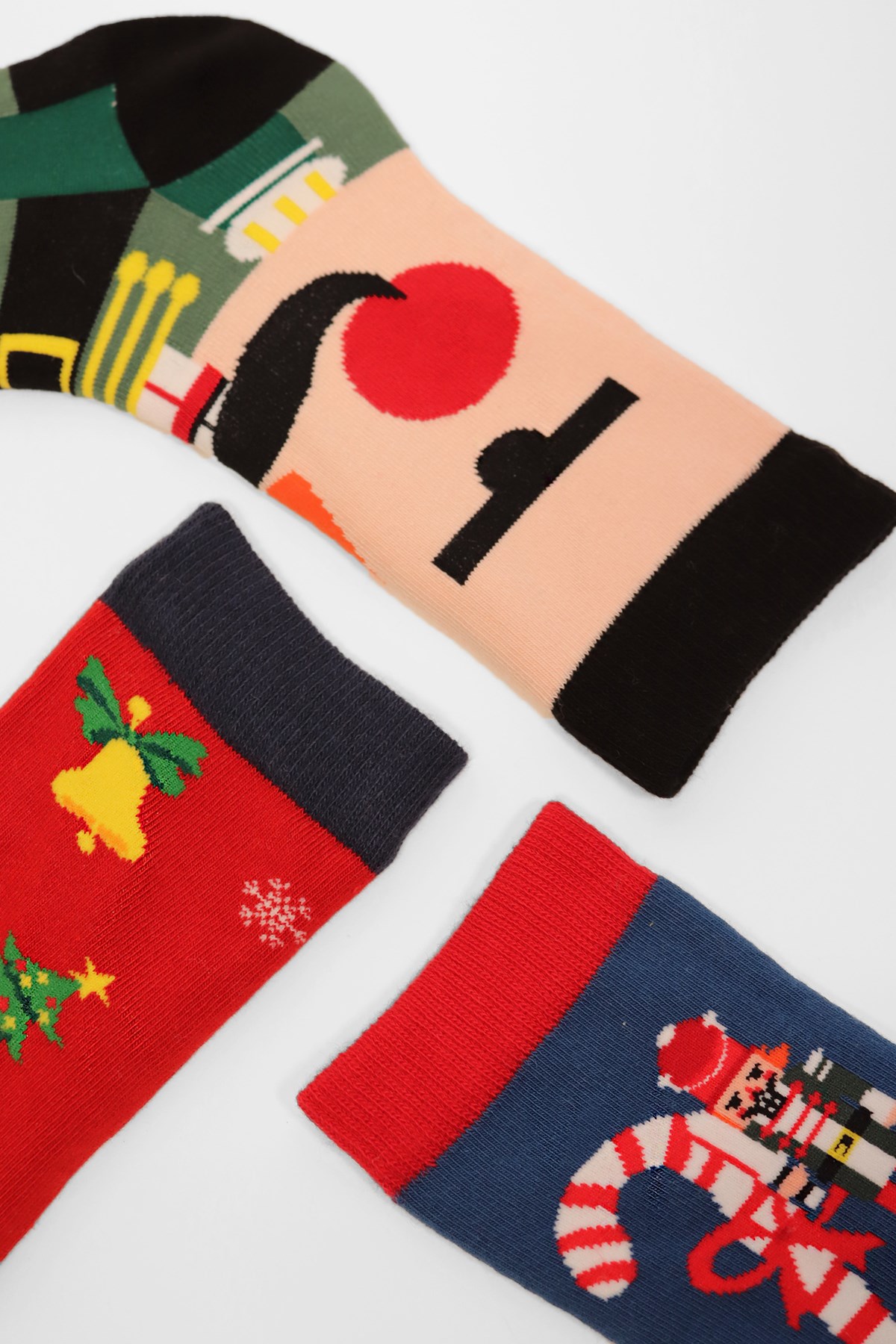 Tin Soldier Christmas Unisex Soket Çorap Desenli