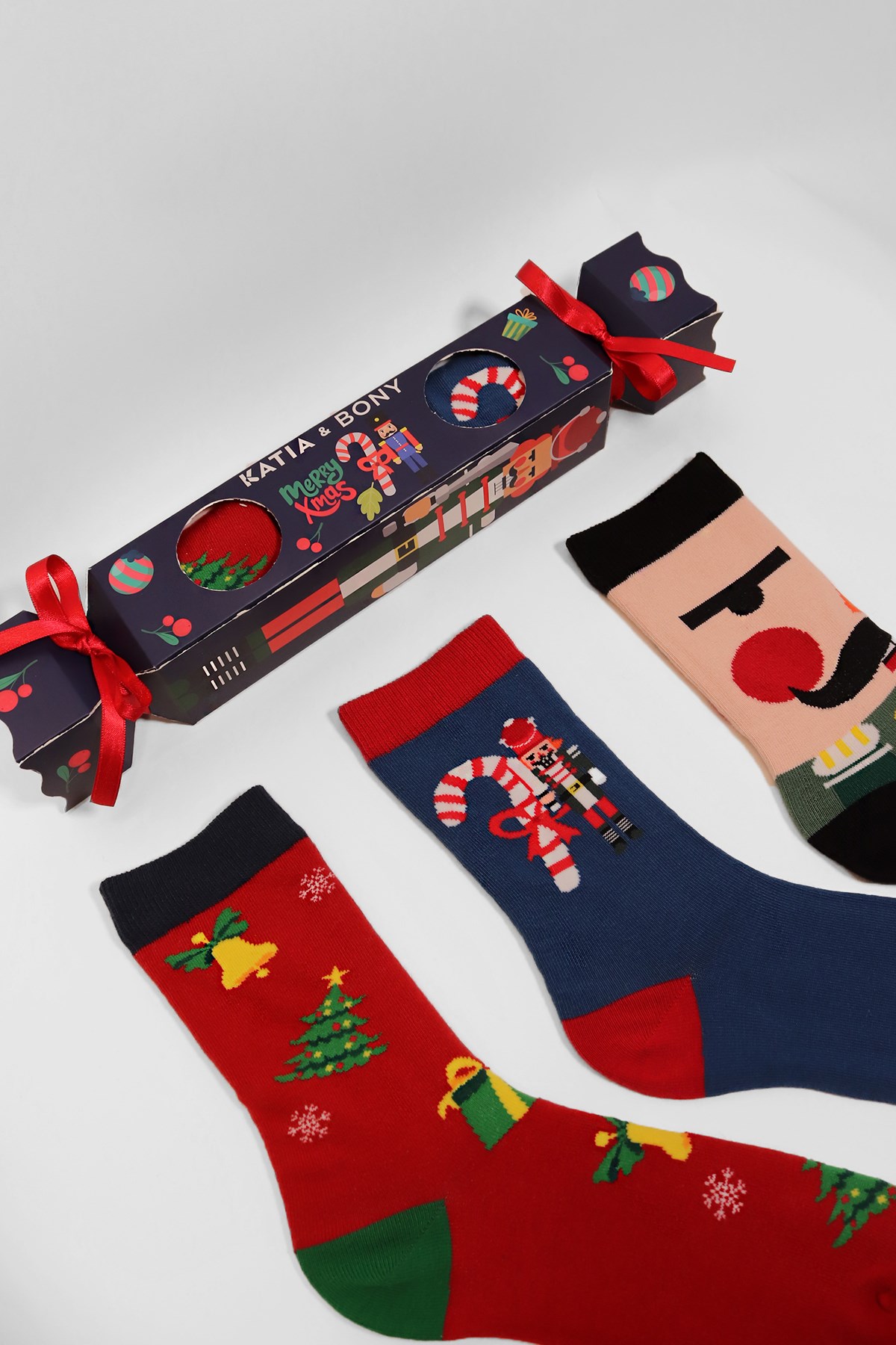 Tin Soldier Christmas Unisex Soket Çorap Desenli