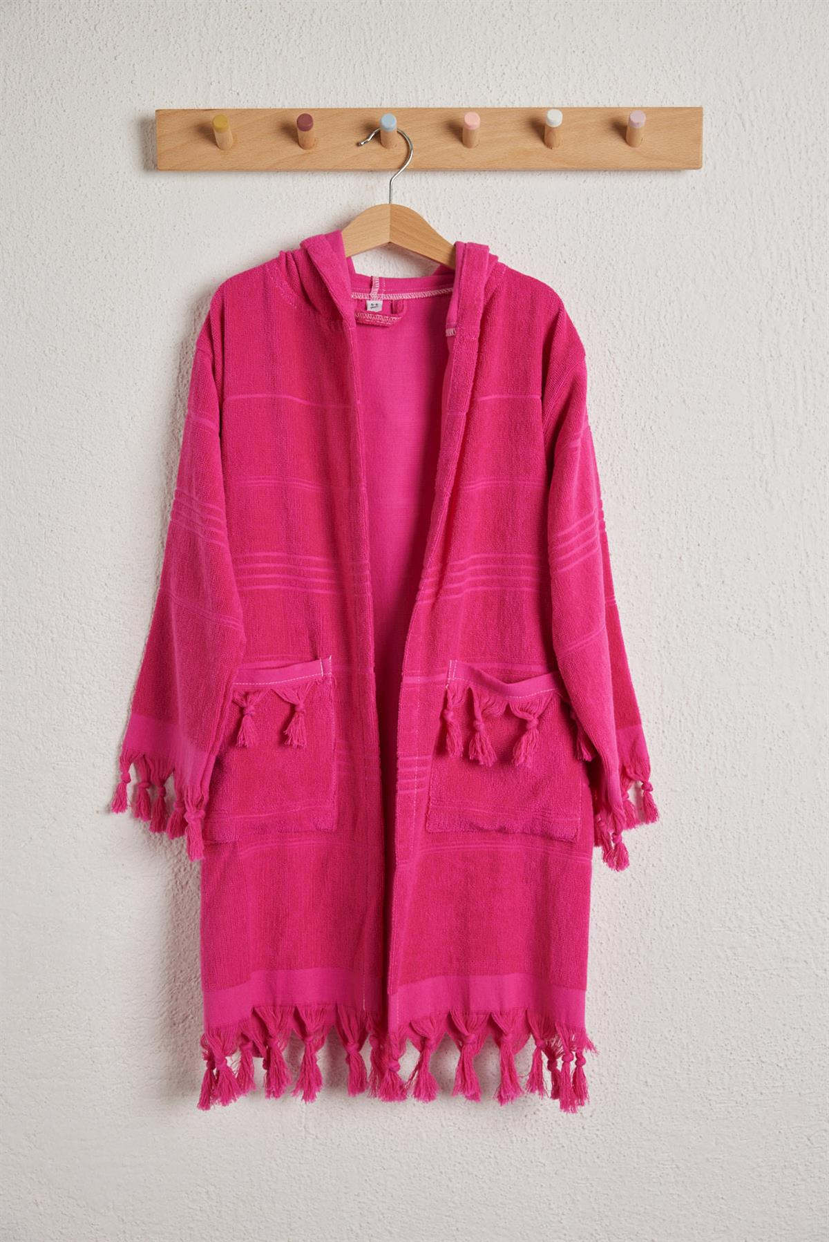 Unicorn Kız Çocuk Bornoz FUCHSIA