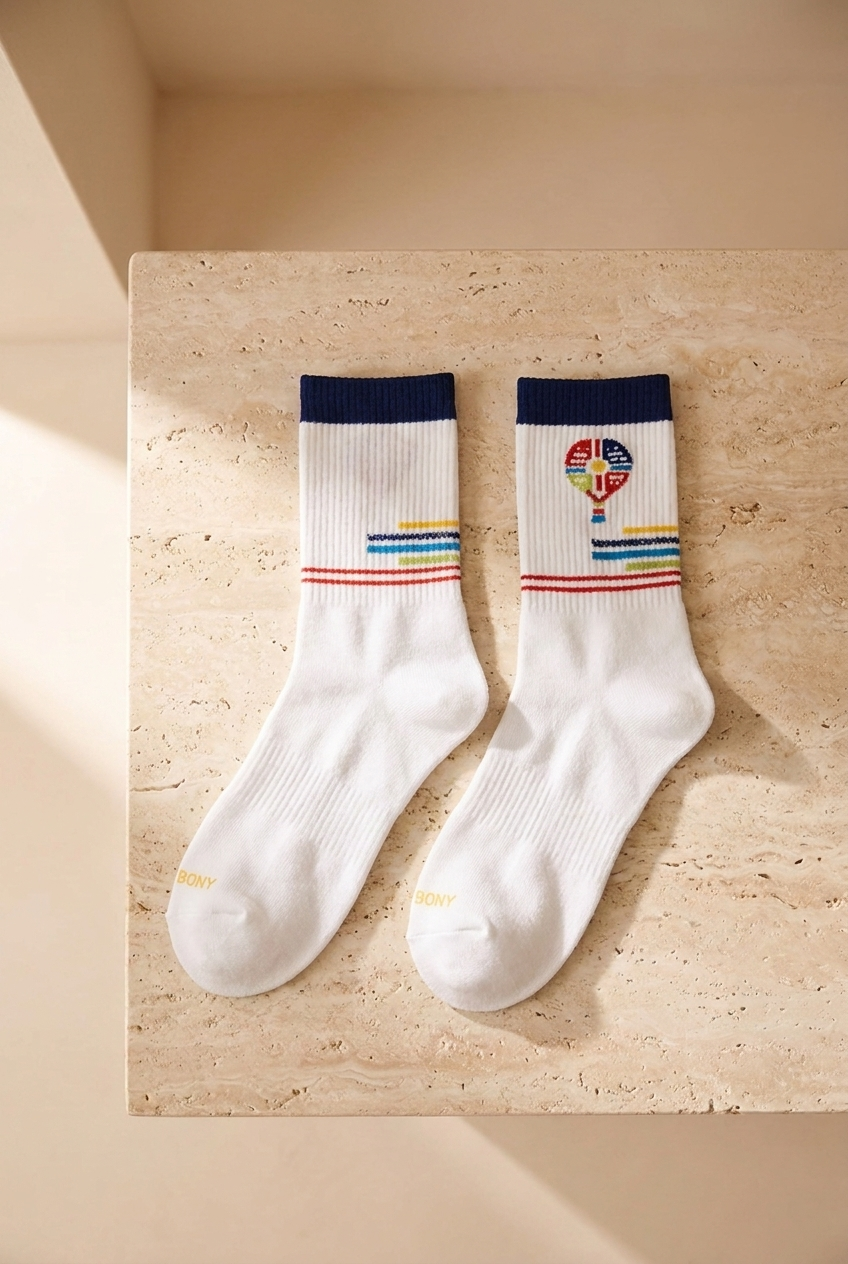 2Pck Padel Unısex Socket Socks Multıcolored