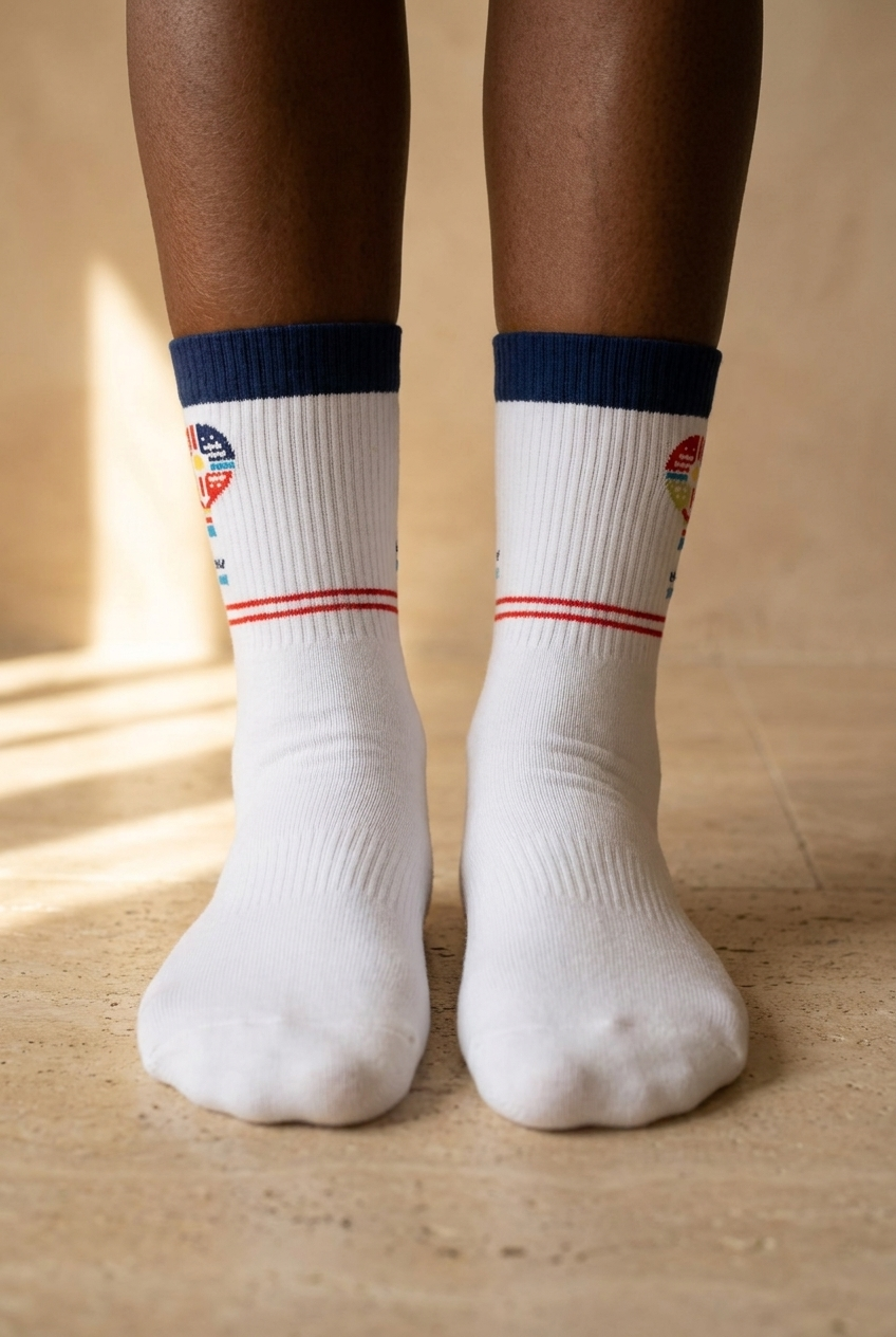 2Pck Padel Unısex Socket Socks Multıcolored