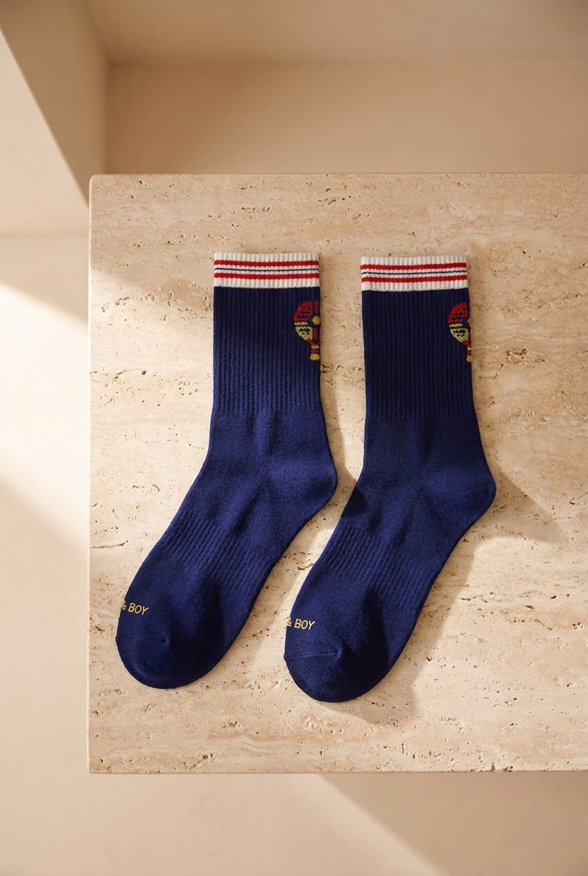 2Pck Padel Unısex Socket Socks Multıcolored