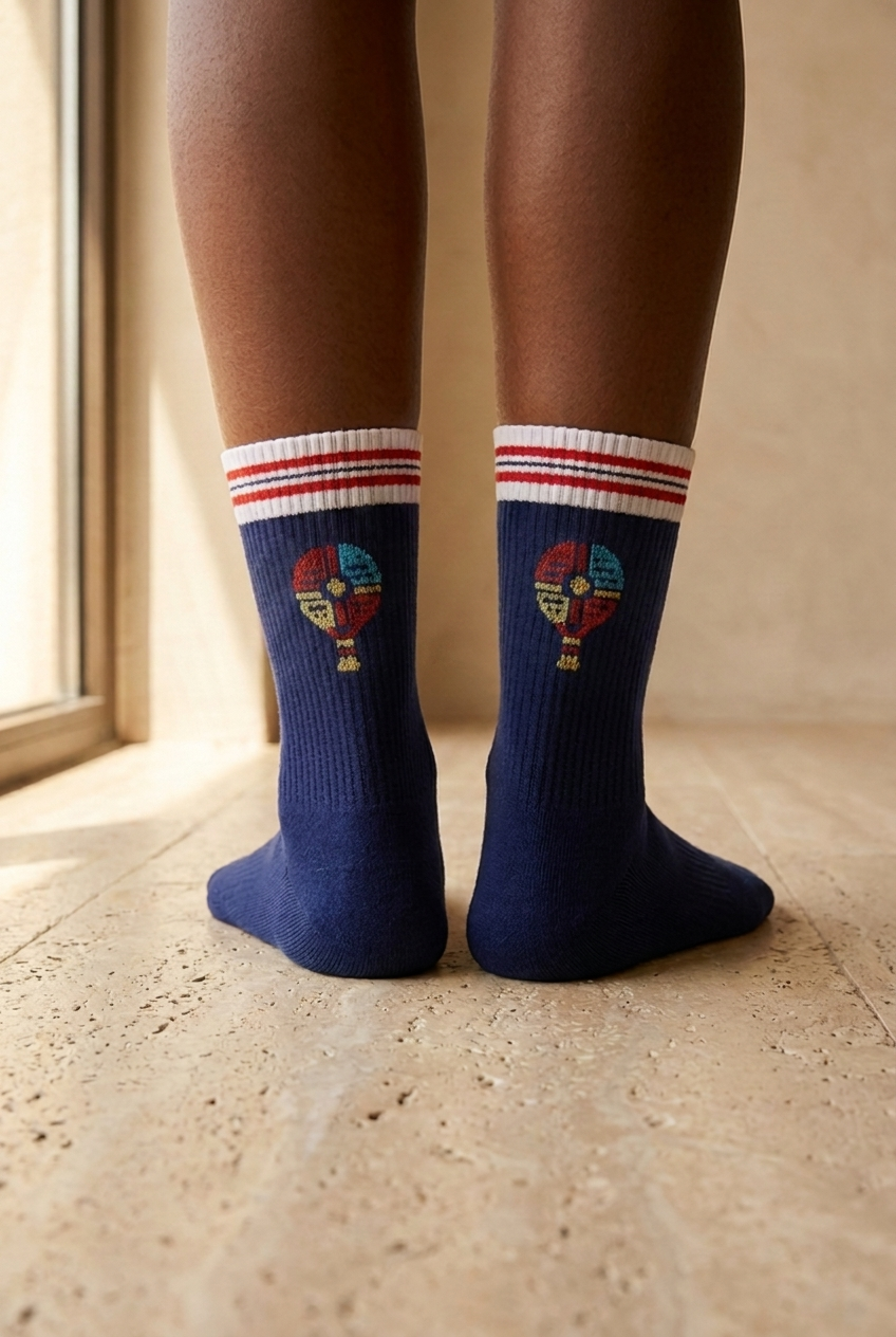 2Pck Padel Unısex Socket Socks Multıcolored
