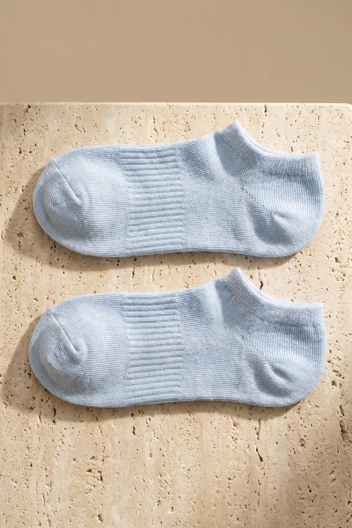 Unisex 5'li Basic Step Çorap Gri Mix