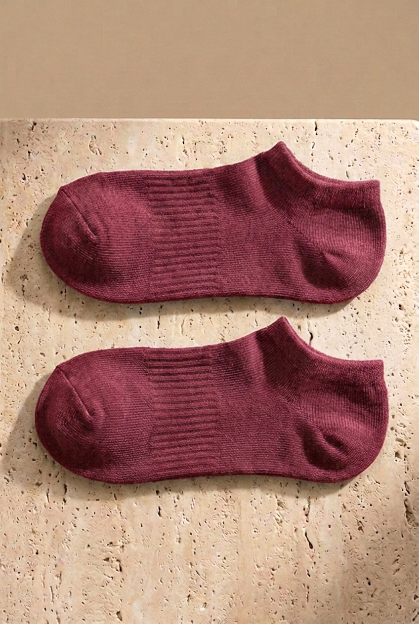 Unisex 5'li Basic Step Çorap Pembe Mix