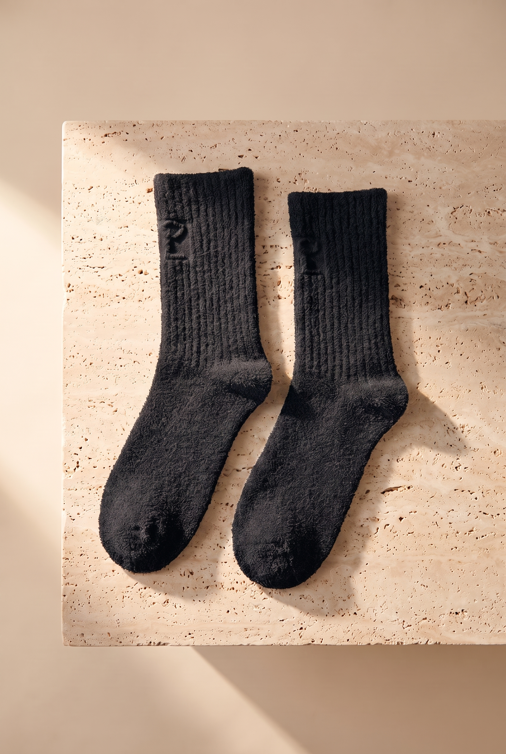 Unisex Cool Havlu Soket Çorap Siyah