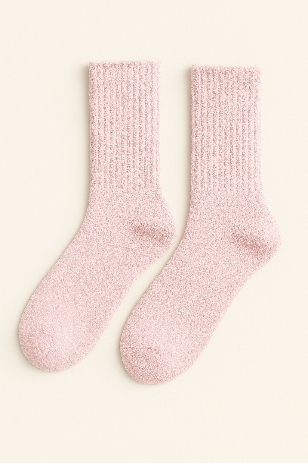 22501G4021 TÜYLÜ KALIN UNISEX SOKET ÇORAP AÇIK PEMBE
