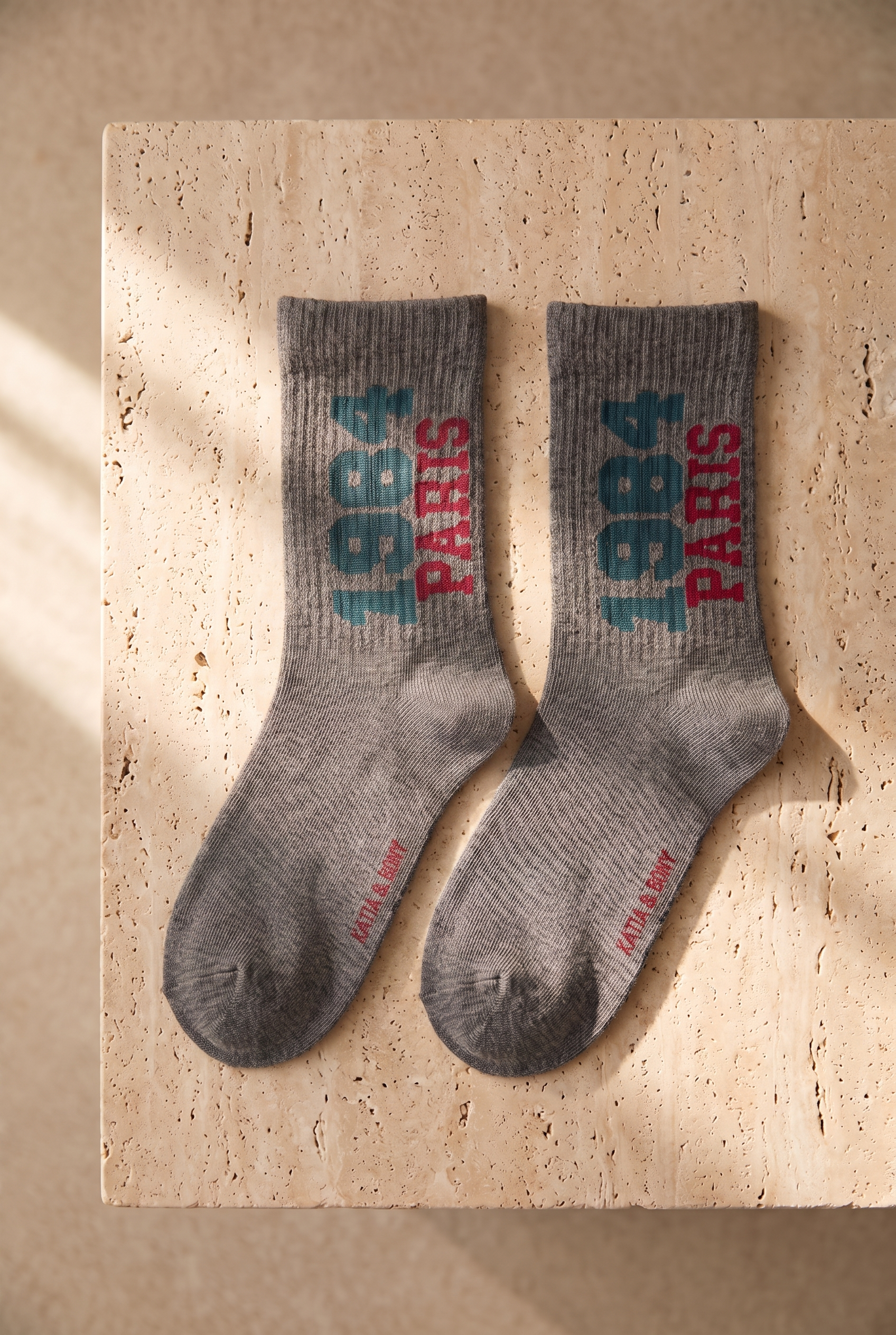 12601G4033 PARİS UNISEX SOKET ÇORAP GREY