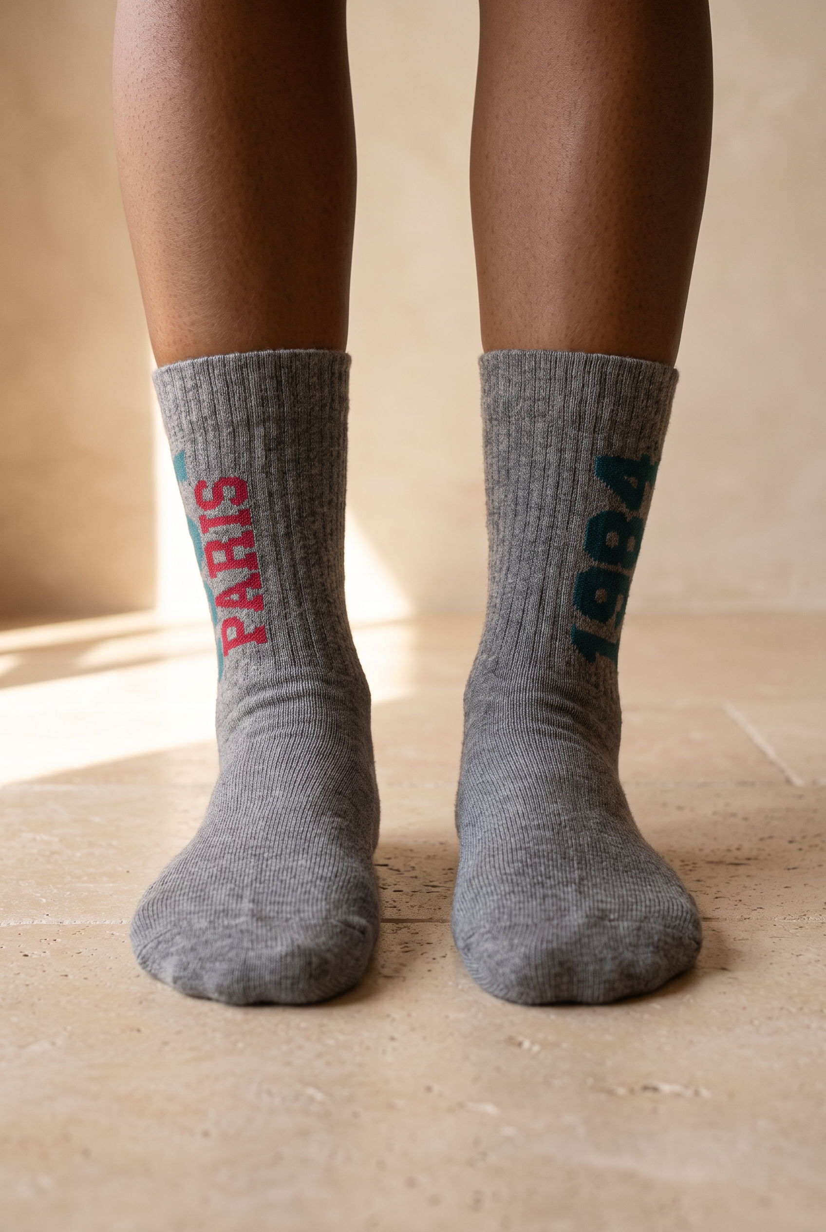12601G4033 PARİS UNISEX SOKET ÇORAP GREY