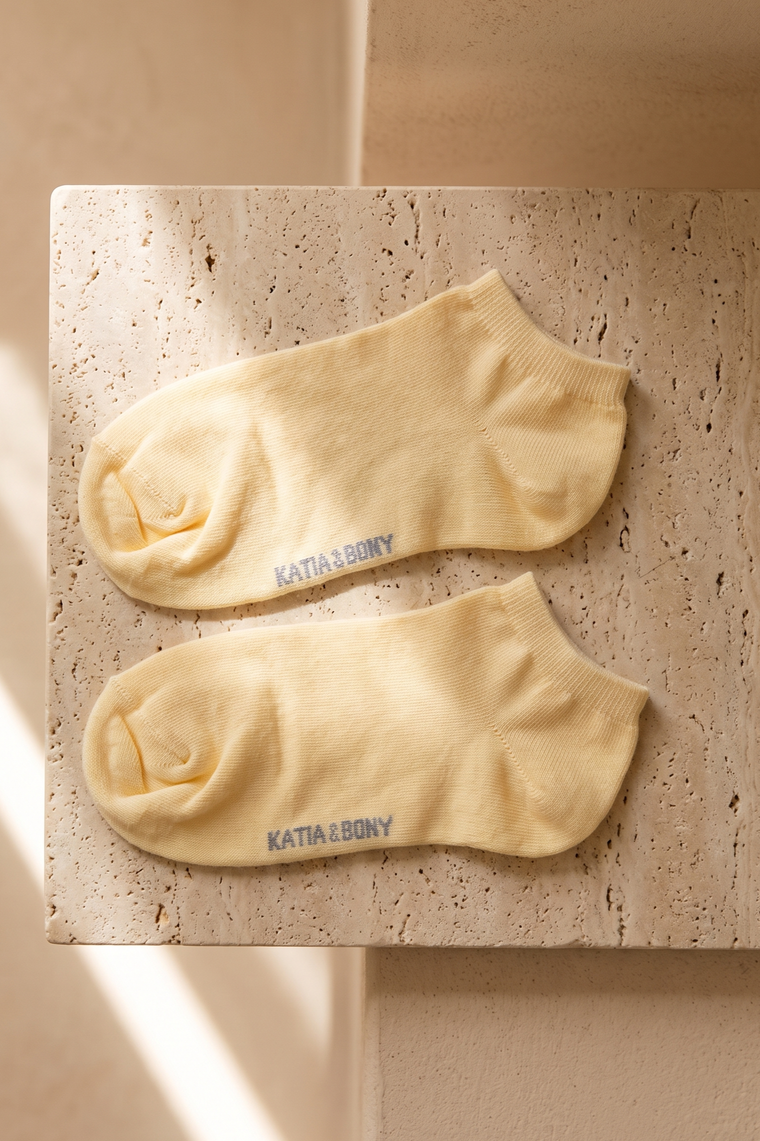Unisex Step Çorap Hardal