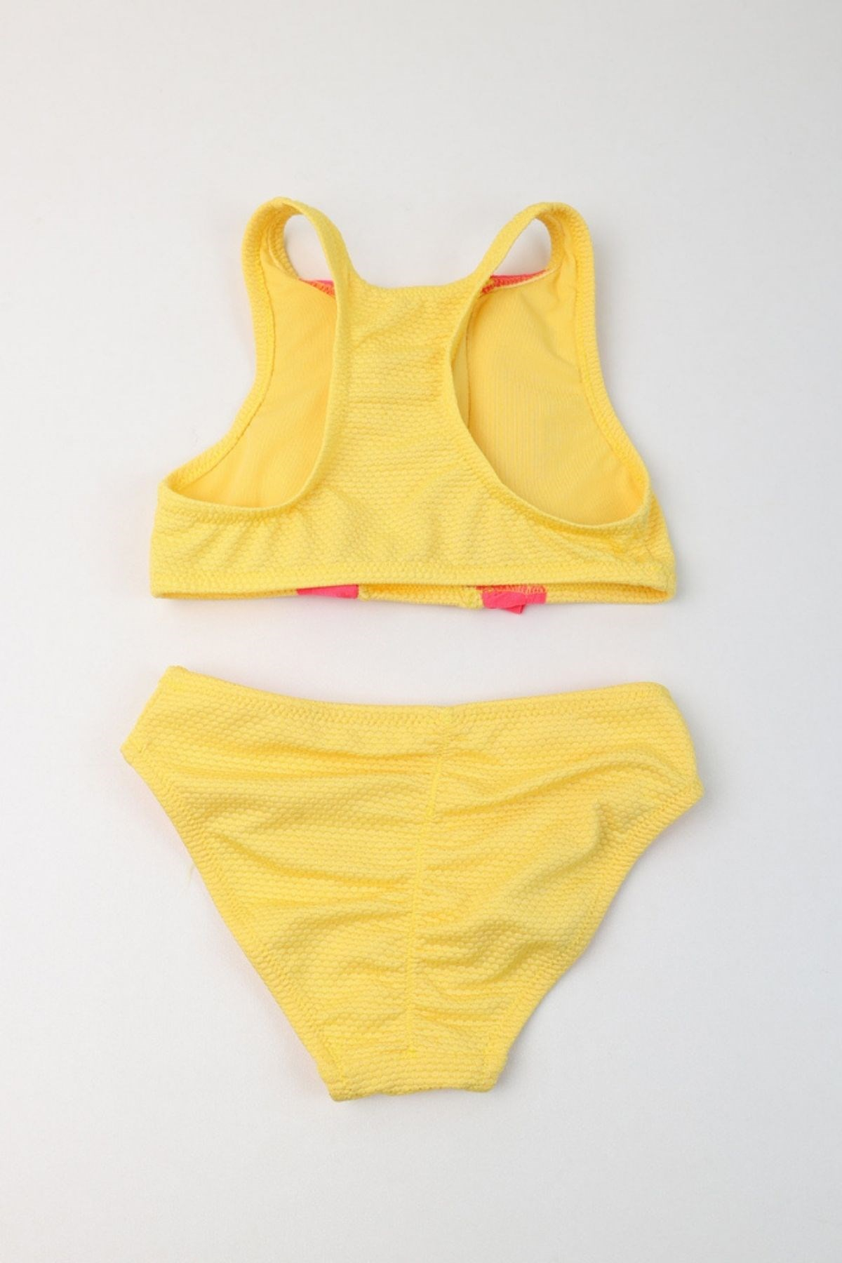 Yellow Line Kız Çocuk Bikini Takımı-Sarı