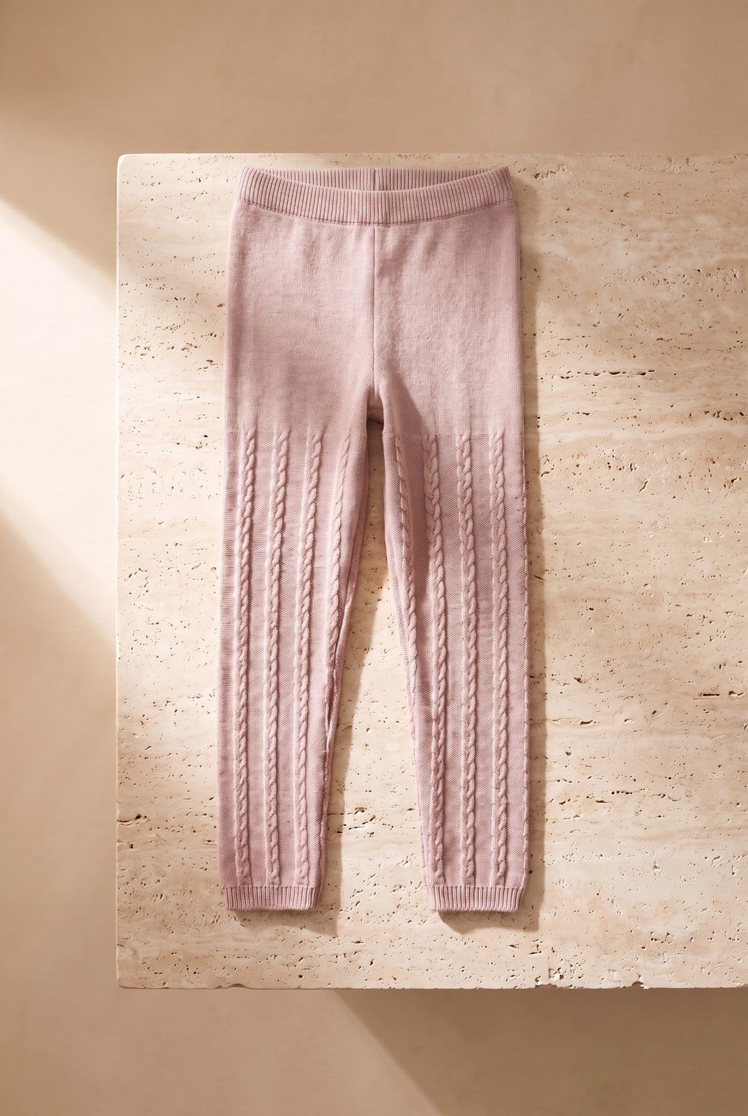 Chain Patterned Children's Tights Pink