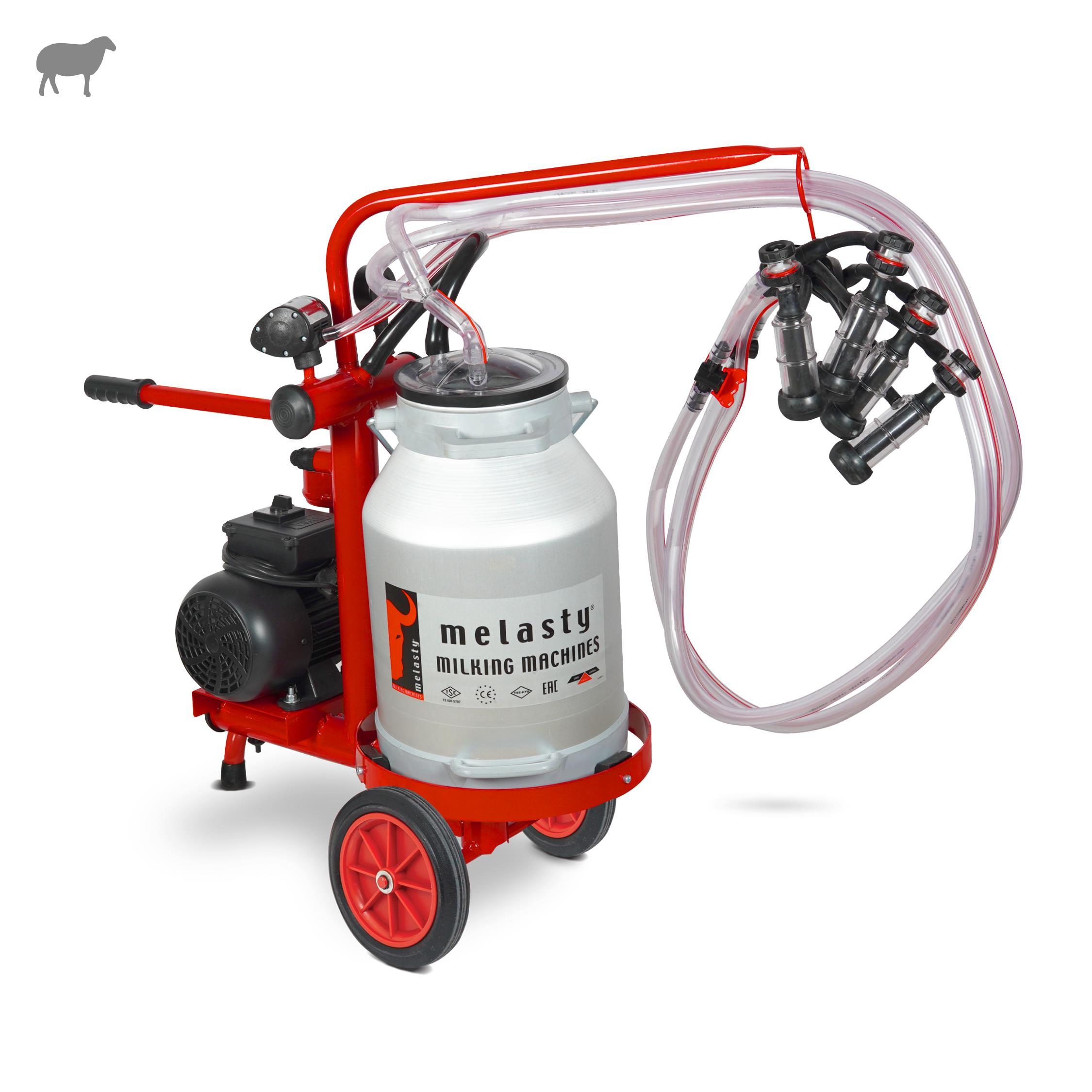 MELASTY TEKKY2-AK LP-V02 Süt Sağma Makinesi | Cimritilki.com