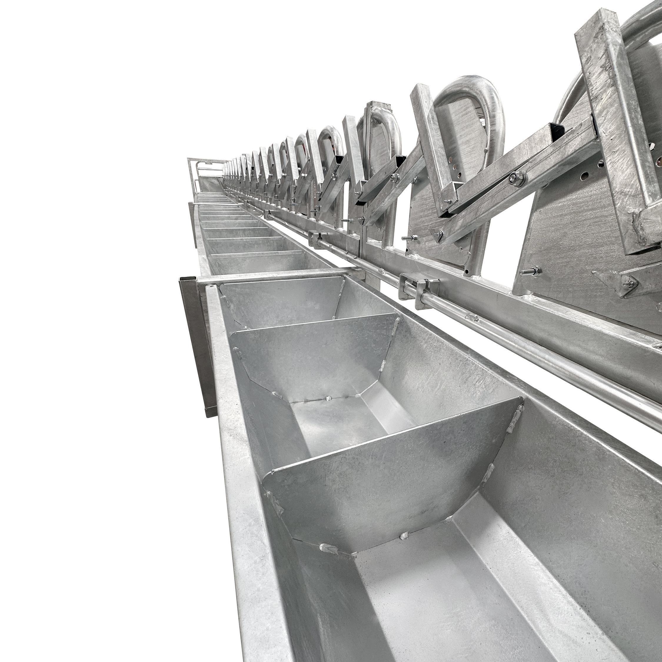 Melasty Boyun Kilitli Sıralı Çıkış Yemlik (Sıcak Galvaniz Gövde) 1 x 16 | Cimritilki.com