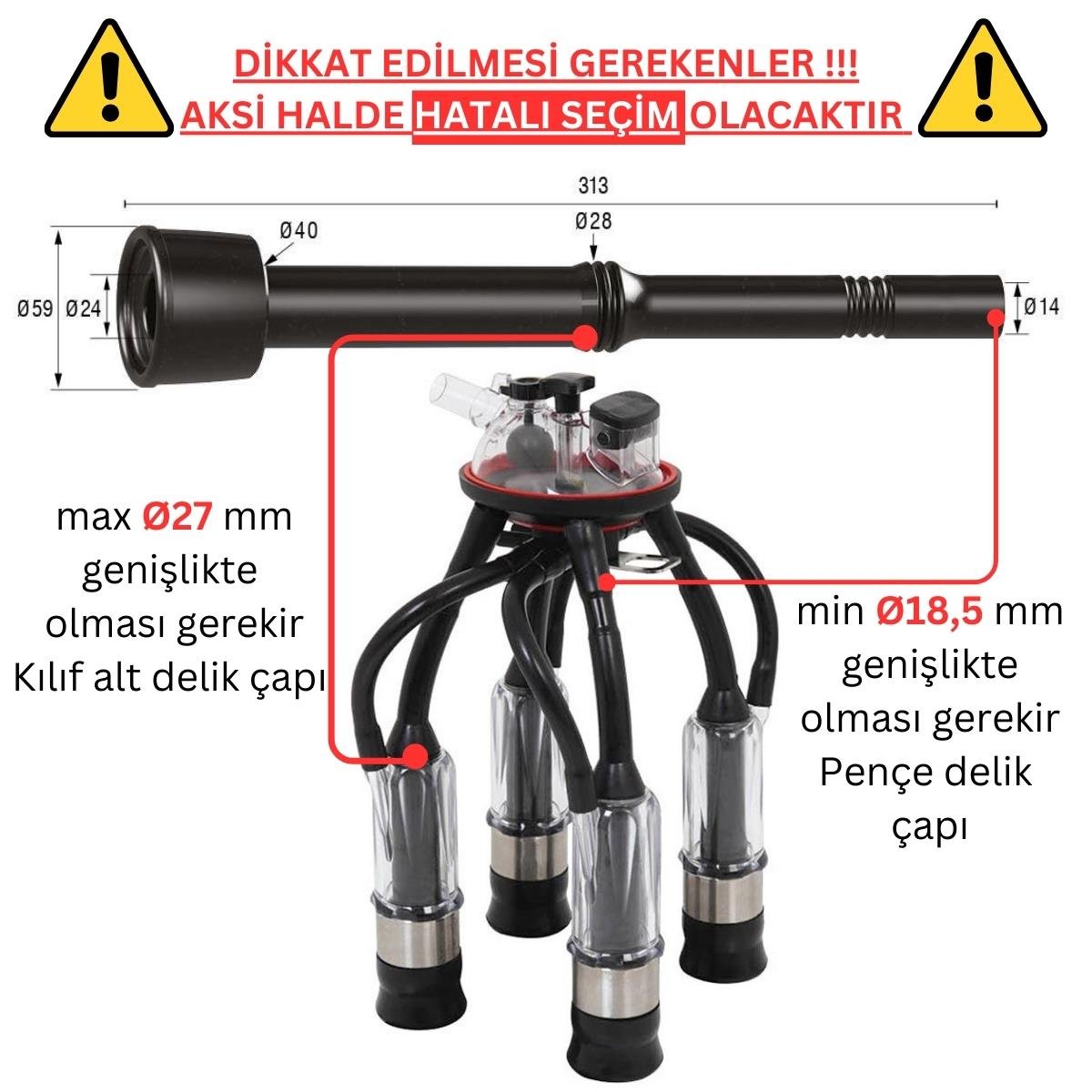 Melasty İga Uzun Meme Lastiği (Kauçuk Memelik - 4 lü Paket) | Cimritilki.com