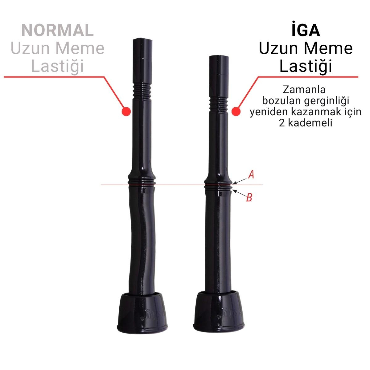 Melasty İga Uzun Meme Lastiği (Silikon Memelik - 4 lü Paket) | Cimritilki.com