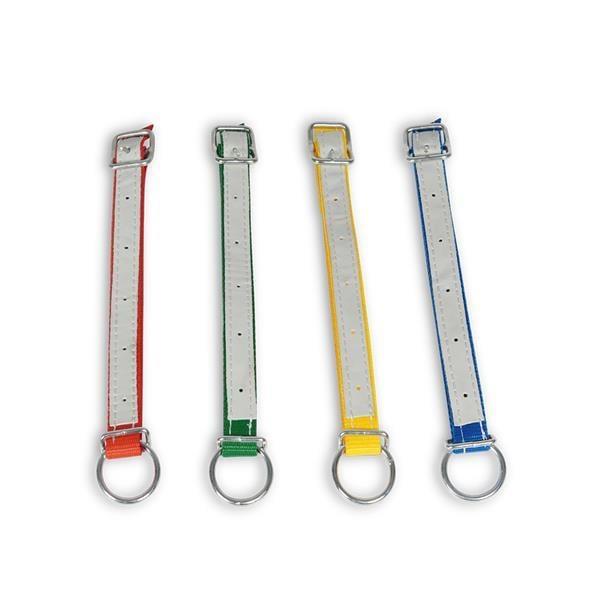 Melasty Küçükbaş Boyun Kayışı Delikli Derili (Sarı - 60 cm) | Cimritilki.com