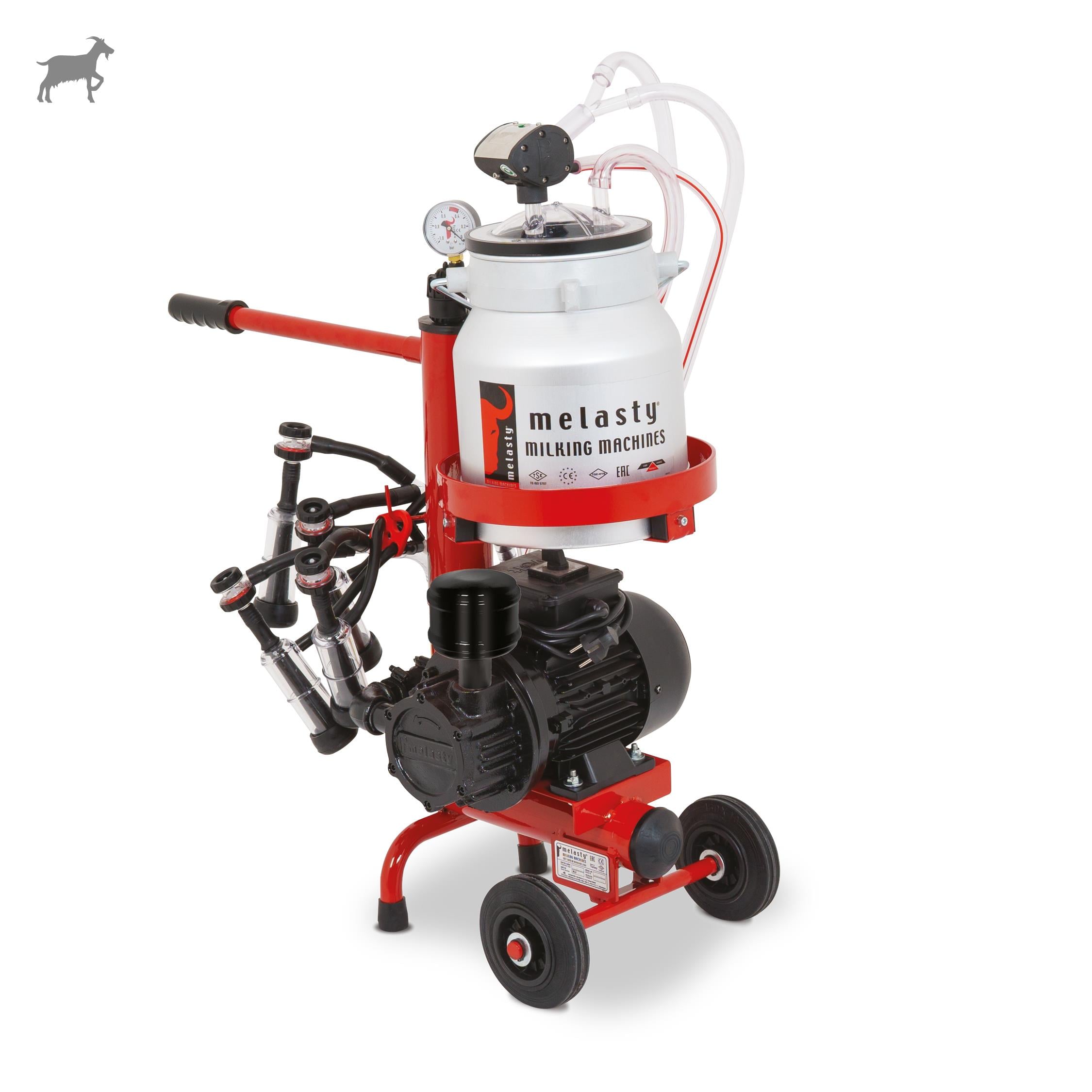 MELASTY TKMKC2-AK Süt Sağma Makinesi | Cimritilki.com