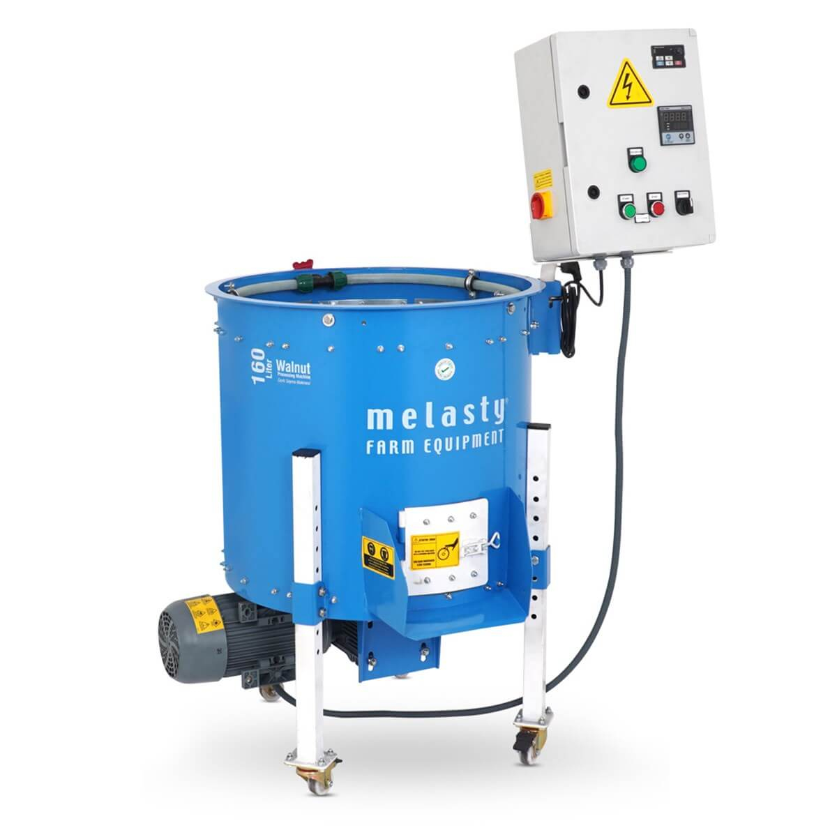 MELASTY MLS-160-DT 160 Litre Ceviz Soyma Makinesi (Devir Ve Zaman Ayarlı)