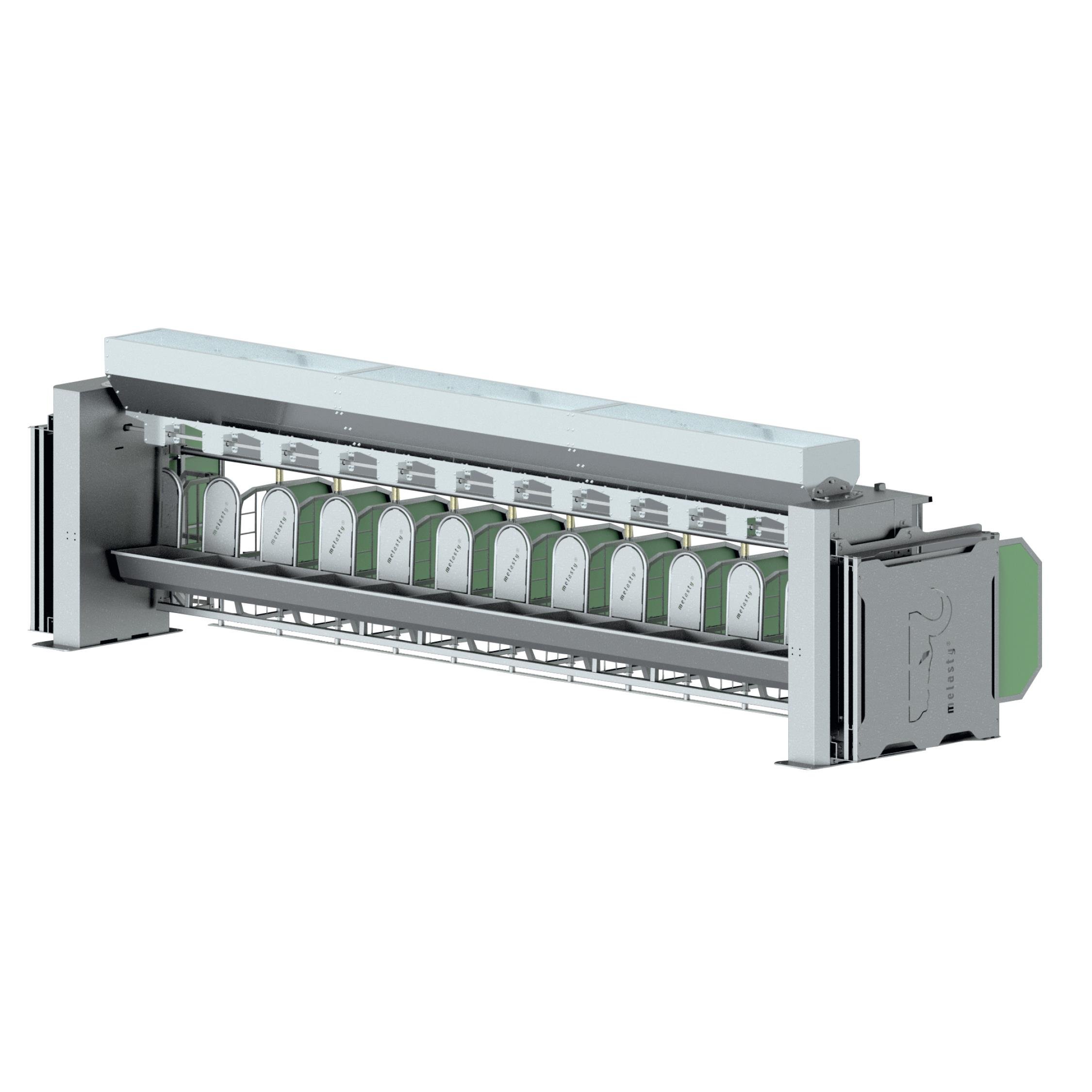 Melasty Otomatik Yemlemeli Hızlı Çıkış Padok (Sıcak Galvaniz Gövde) 1 x 24 | Cimritilki.com
