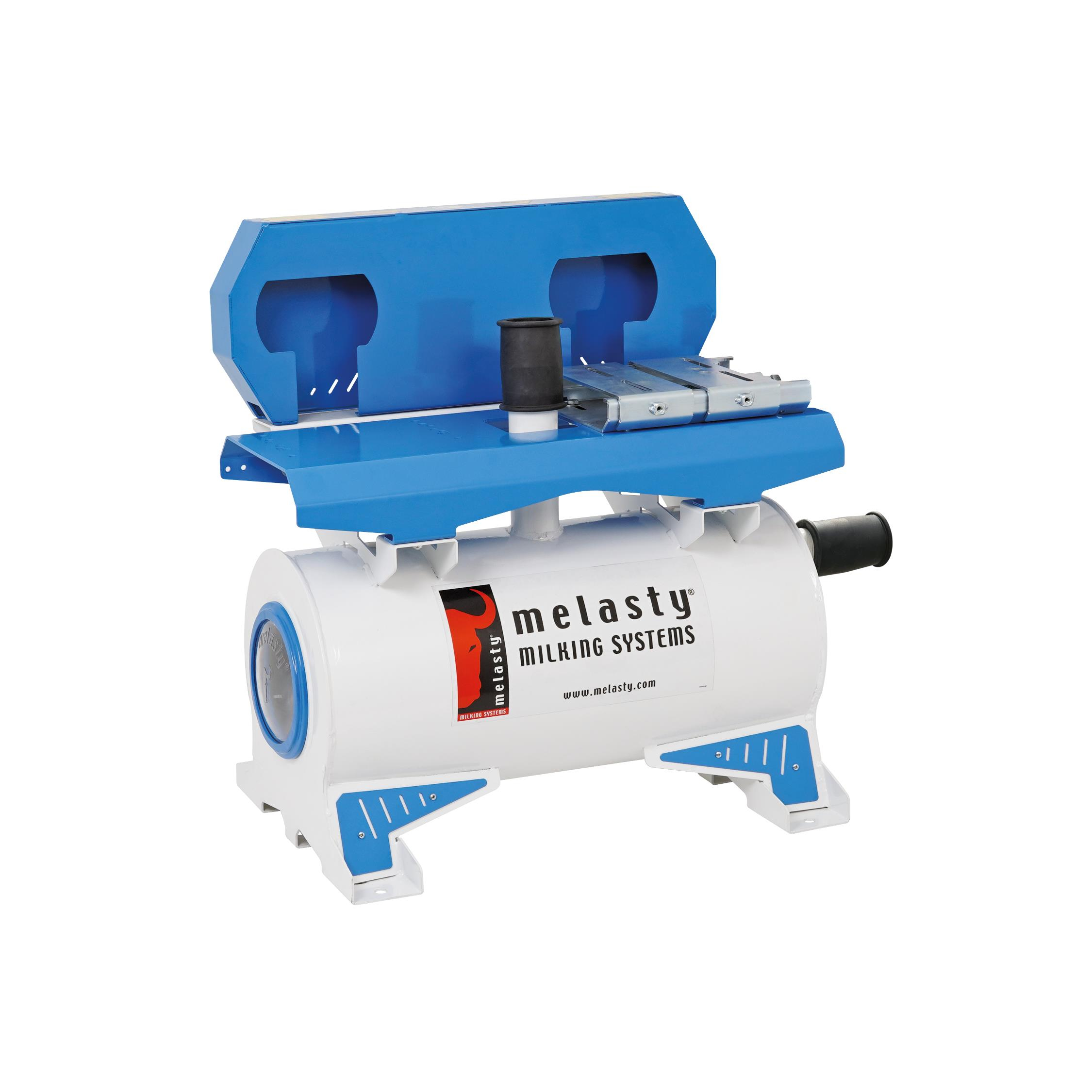 Melasty Süt Sağım Sistemi Vakum Pompa Ünitesi 50 Litre | cimritilki.com MELASTY marka vakum pompa ünitesi, sağımhane sistemleri için idealdir. Ø315 - Ø60-Ø50 mm çıkışıyla verimli süt sağımı sağlar. Sağımhane vakum hattı ekipmanları arasında öne çıkan bir