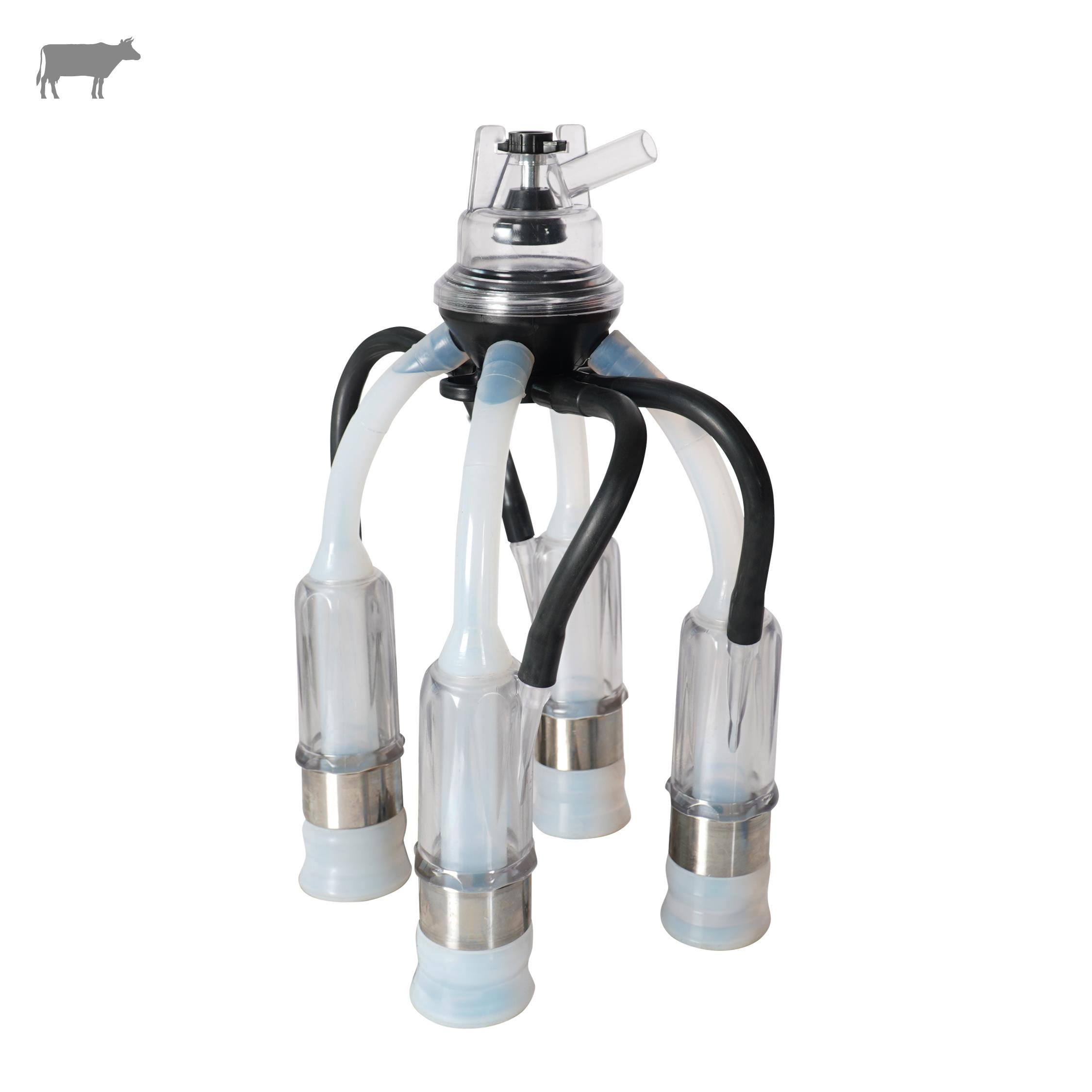 Melasty Süt Sağma Makinesi 160 cc Sağım Demeti (Şeffaf Kılıflı) & Atala Ø24 Uzun Meme Lastiği (Silikon) | Cimritilki.com