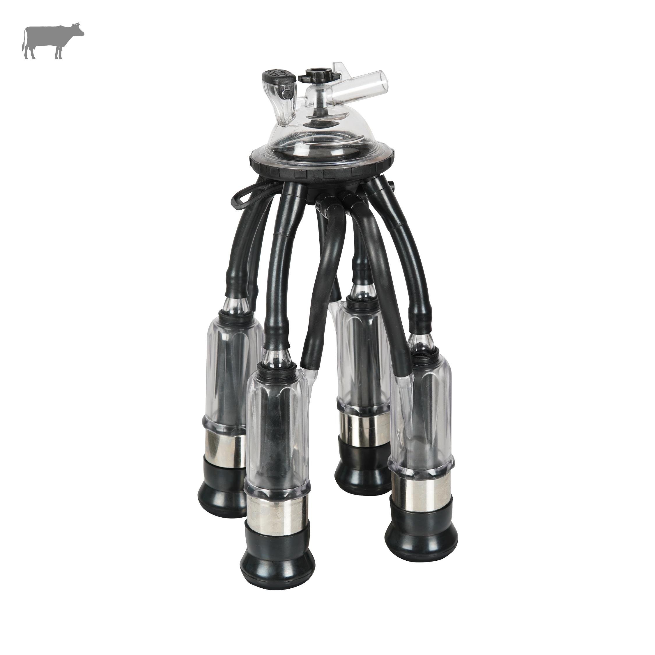 Melasty Süt Sağma Makinesi 200 cc Sağım Demeti (Şeffaf Plastik Kılıflı) & Algan Ø24 Kısa Meme Lastiği (Kauçuk) | Cimritilki.com