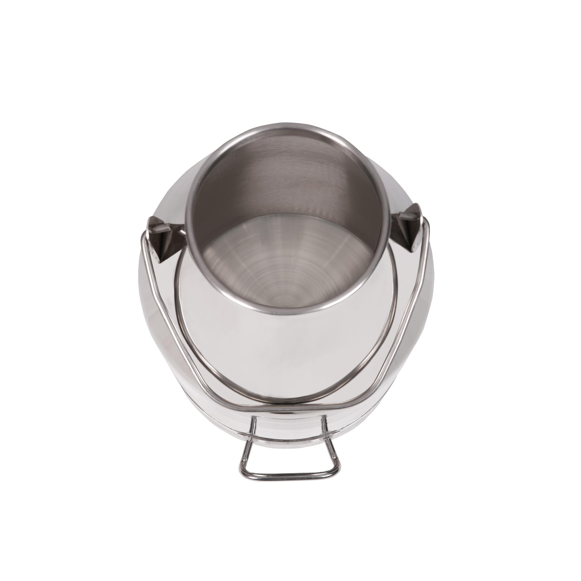 Melasty Süt Sağma Makinesi Paslanmaz Süt Güğümü (30 Litre İki Kulplu Geniş Ağız) (Kapak Hariç) | Cimritilki.com