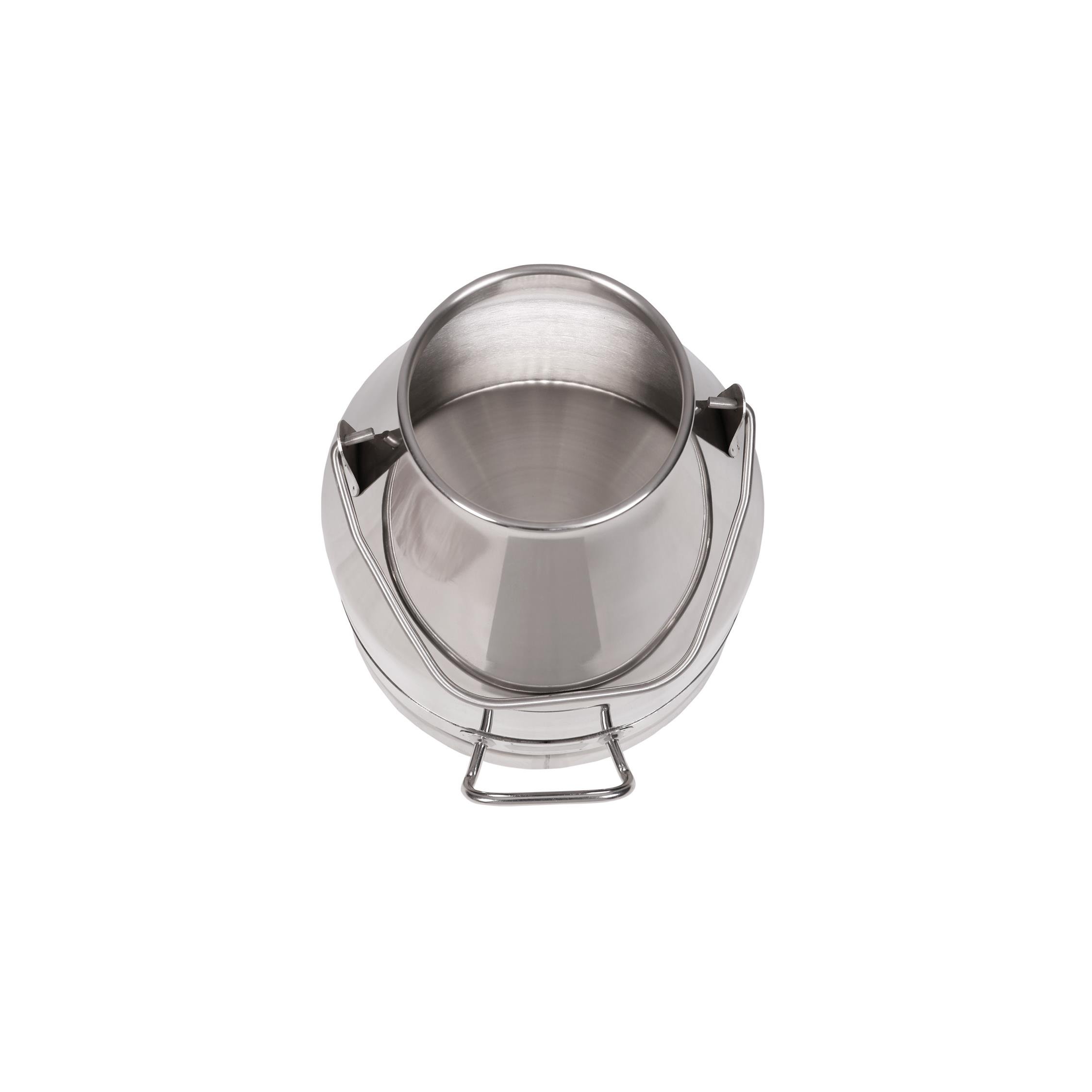 Melasty Süt Sağma Makinesi Paslanmaz Süt Güğümü (20 Litre Tek Saplı Dar Ağız) (Kapak Hariç) | Cimritilki.com