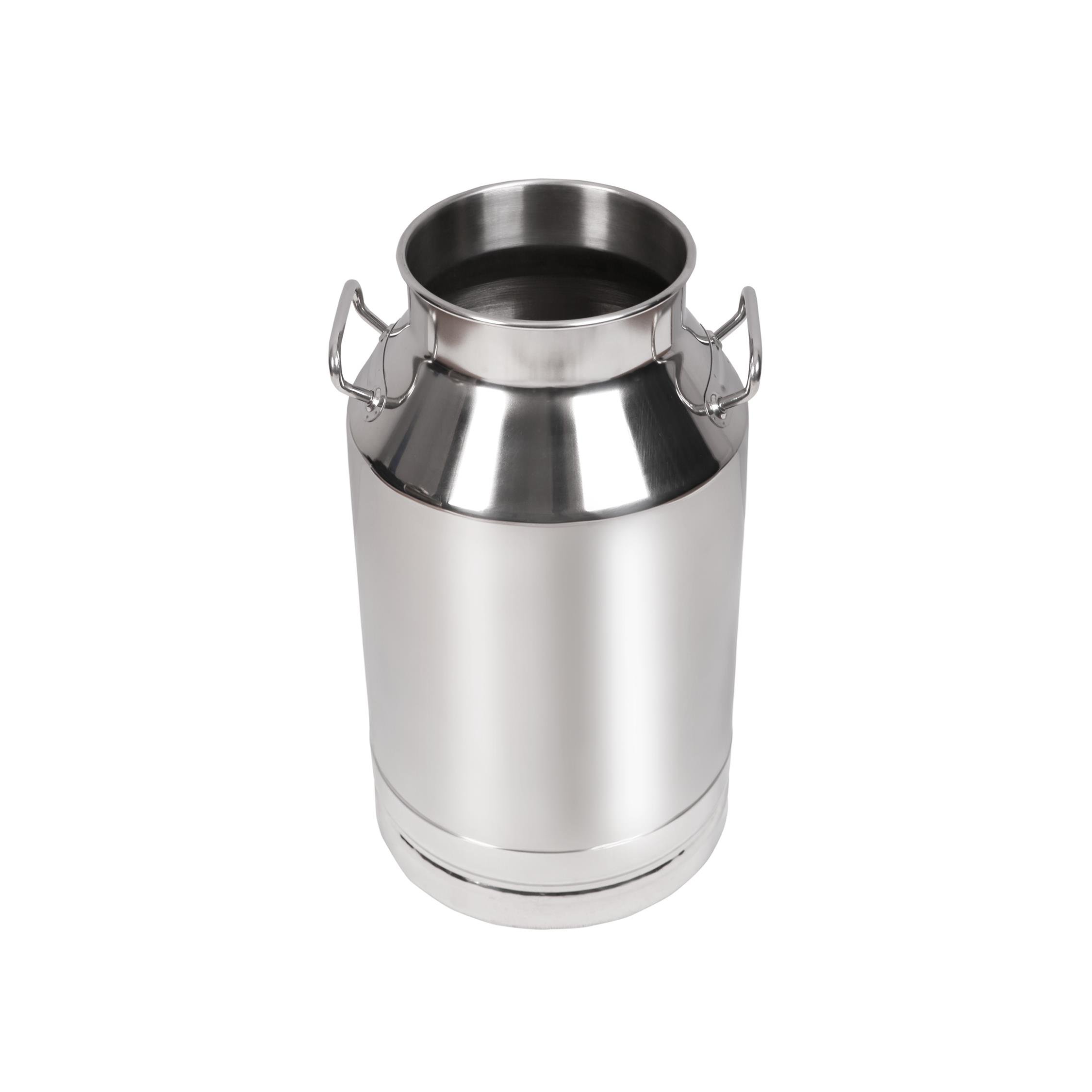 Melasty Süt Sağma Makinesi Paslanmaz Süt Güğümü (40 Litre İki Kulplu Dar Ağız) (Kapak Hariç) | Cimritilki.com