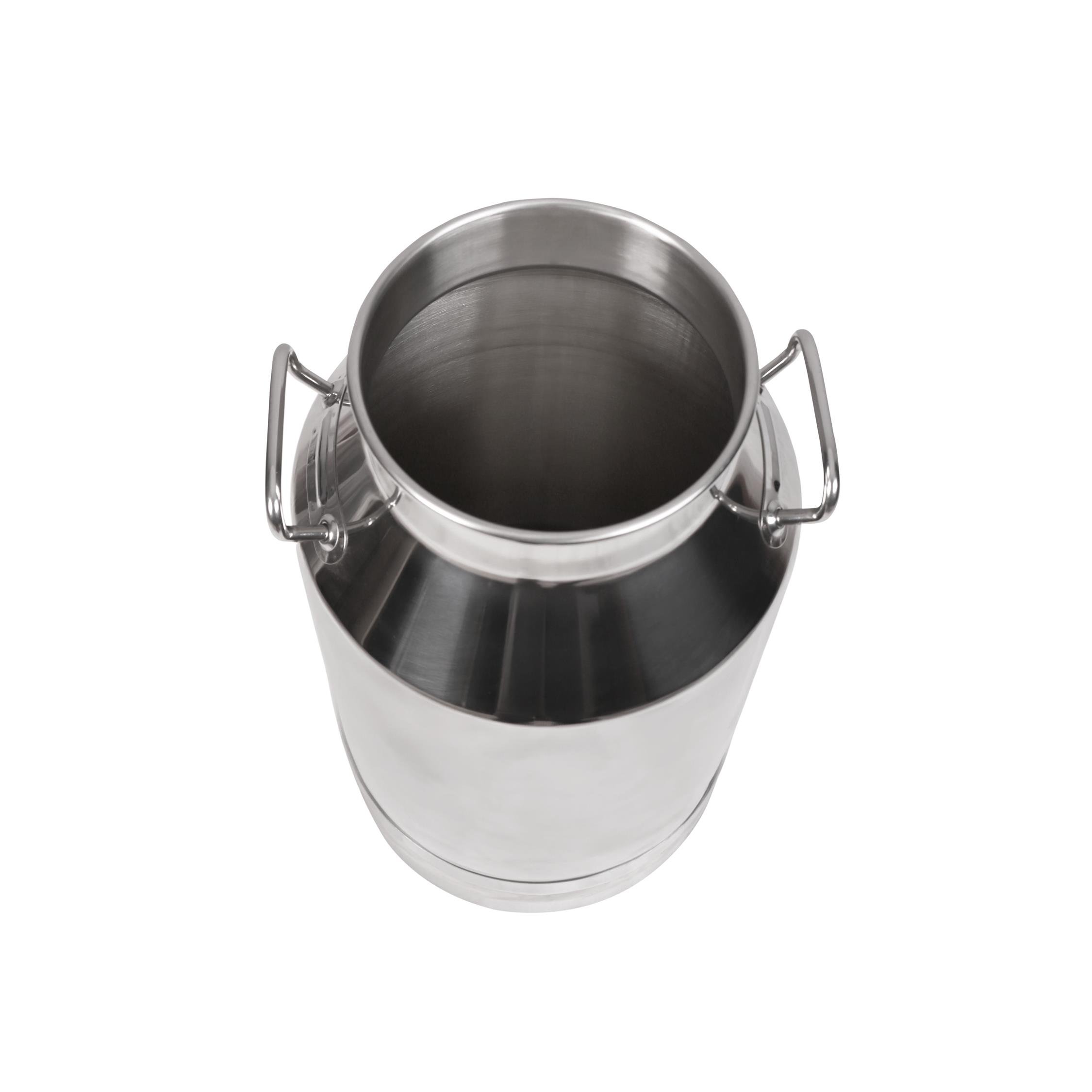 Melasty Süt Sağma Makinesi Paslanmaz Süt Güğümü (50 Litre İki Kulplu Geniş Ağız) (Kapak Hariç) | Cimritilki.com