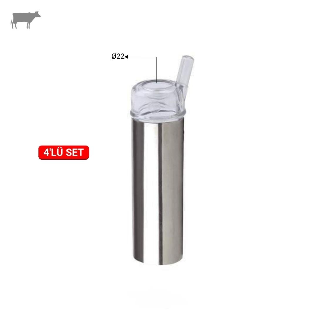 Melasty Yarım Tip Meme Lastiği (Memelik) Kılıfı (Paslanmaz) (220gr) Çıkış Çapı: 22 mm | Cimritilki.com