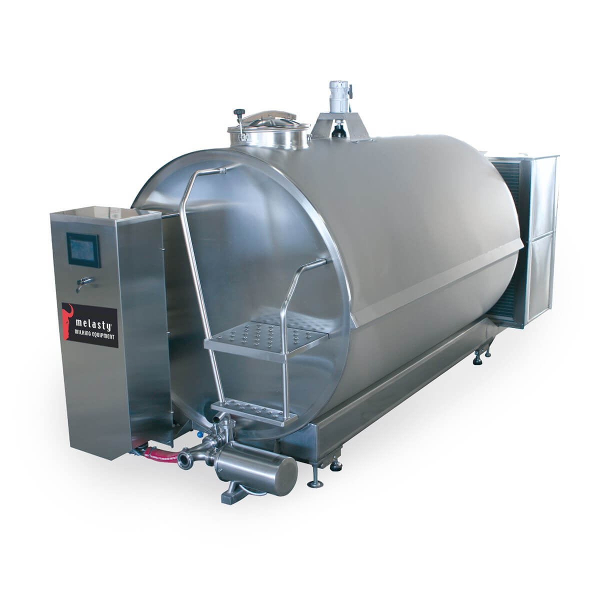 MELASTYMelastyMELASTY Yatay Süt Soğutma Tankı (3000L-2x5Hp-380V-Kantarlı)