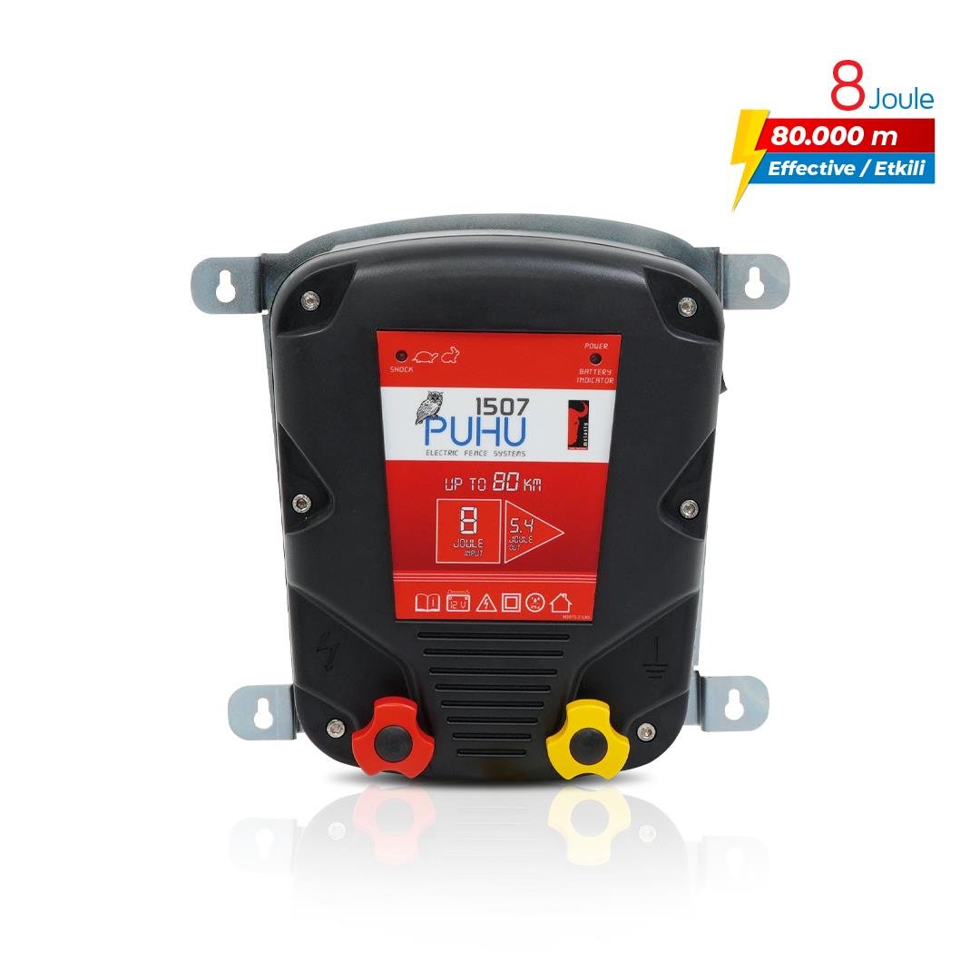 Puhu Compact Model Kuruluma Hazır Elektrikli Çit Sistemi (50 Dönümlük) (8 Joule) | Cimritilki.com
