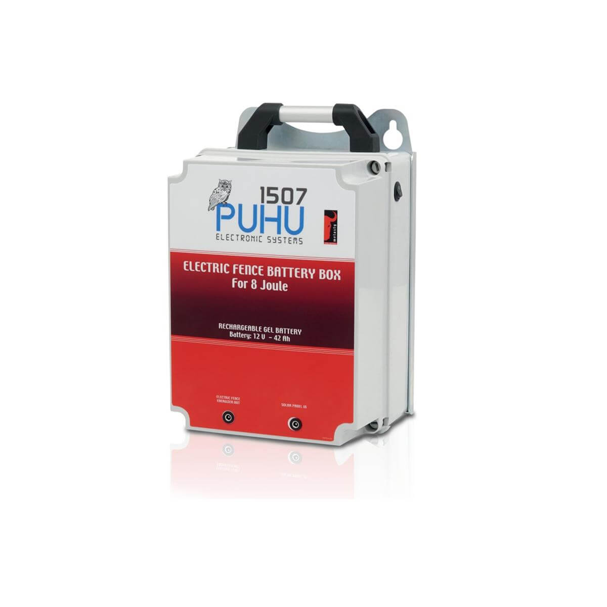 Puhu Güneş Enerjili Elektrikli Çit Cihazı (8 Joule) (60W Panel + 12V/42Ah Jel Akü) | Cimritilki.com