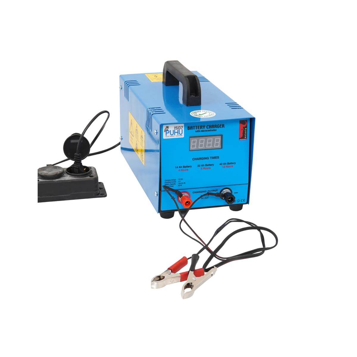 Puhu Mikro İşlemci Kontrollü Akü Şarj Cihazı | Cimritilki.com