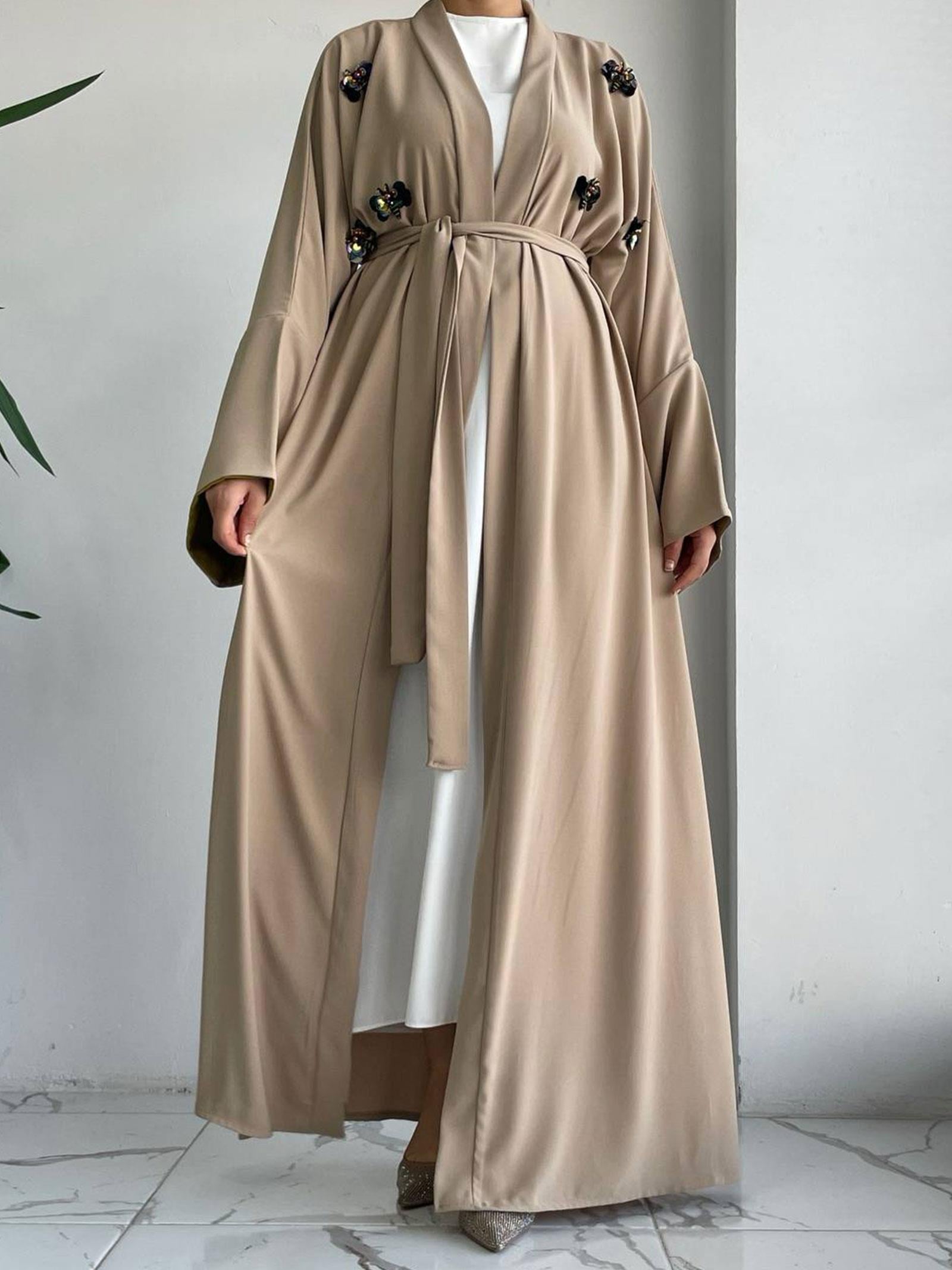 Bej Ebrar Abaya 