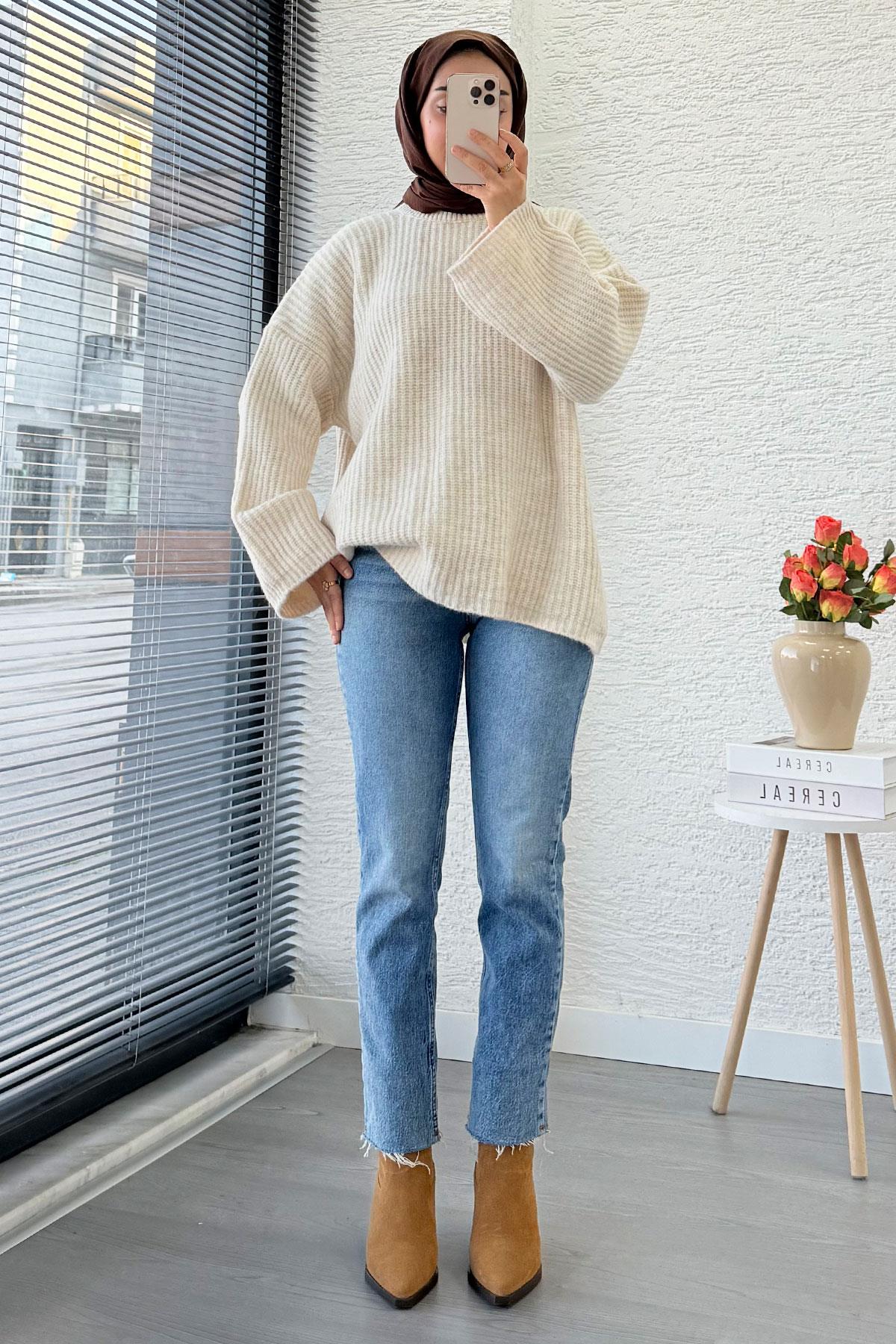 Boy Fit Kesim Jean Pantolon - Açık Mavi 