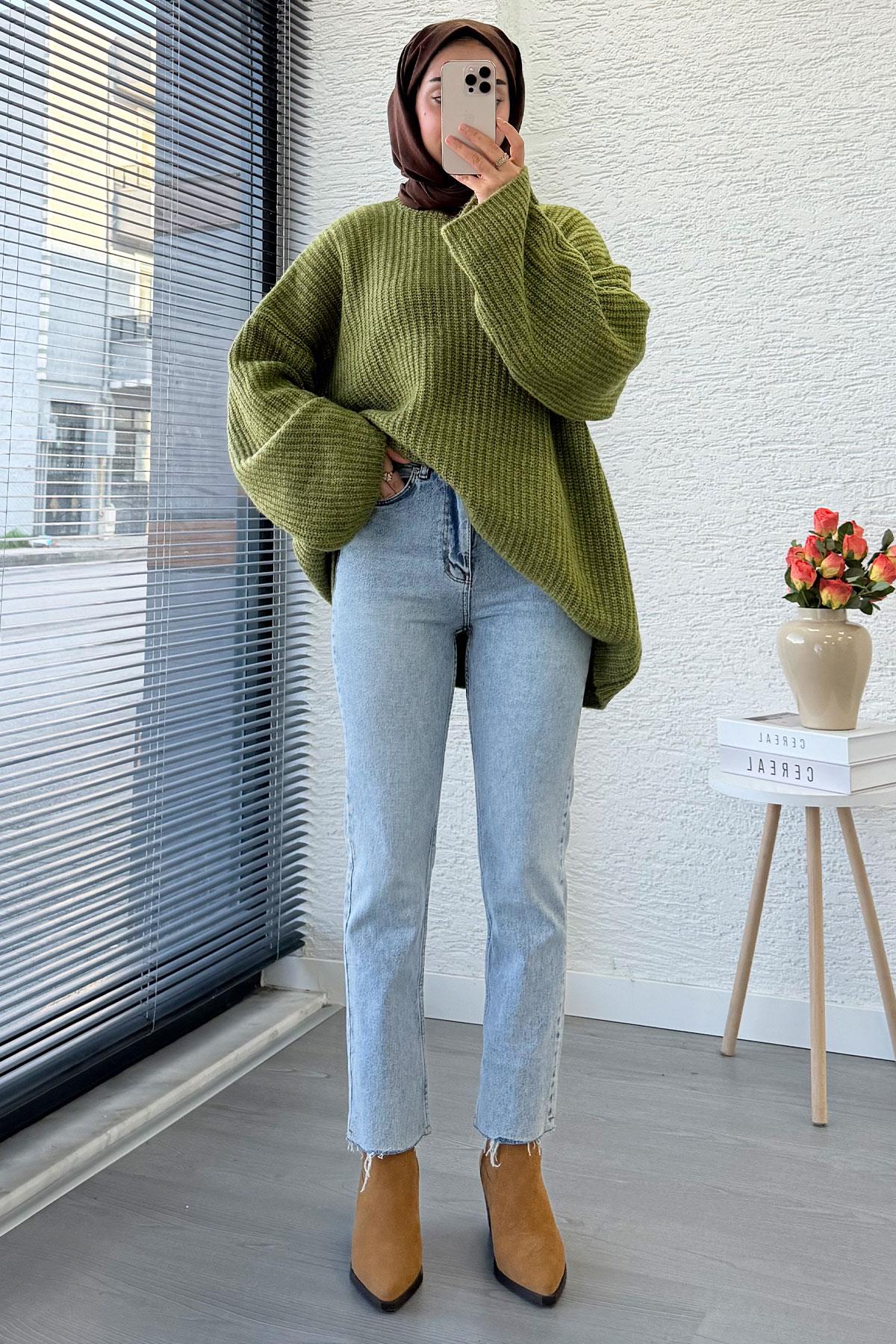 Boy Fit Kesim Jean Pantolon - Buz Mavi 