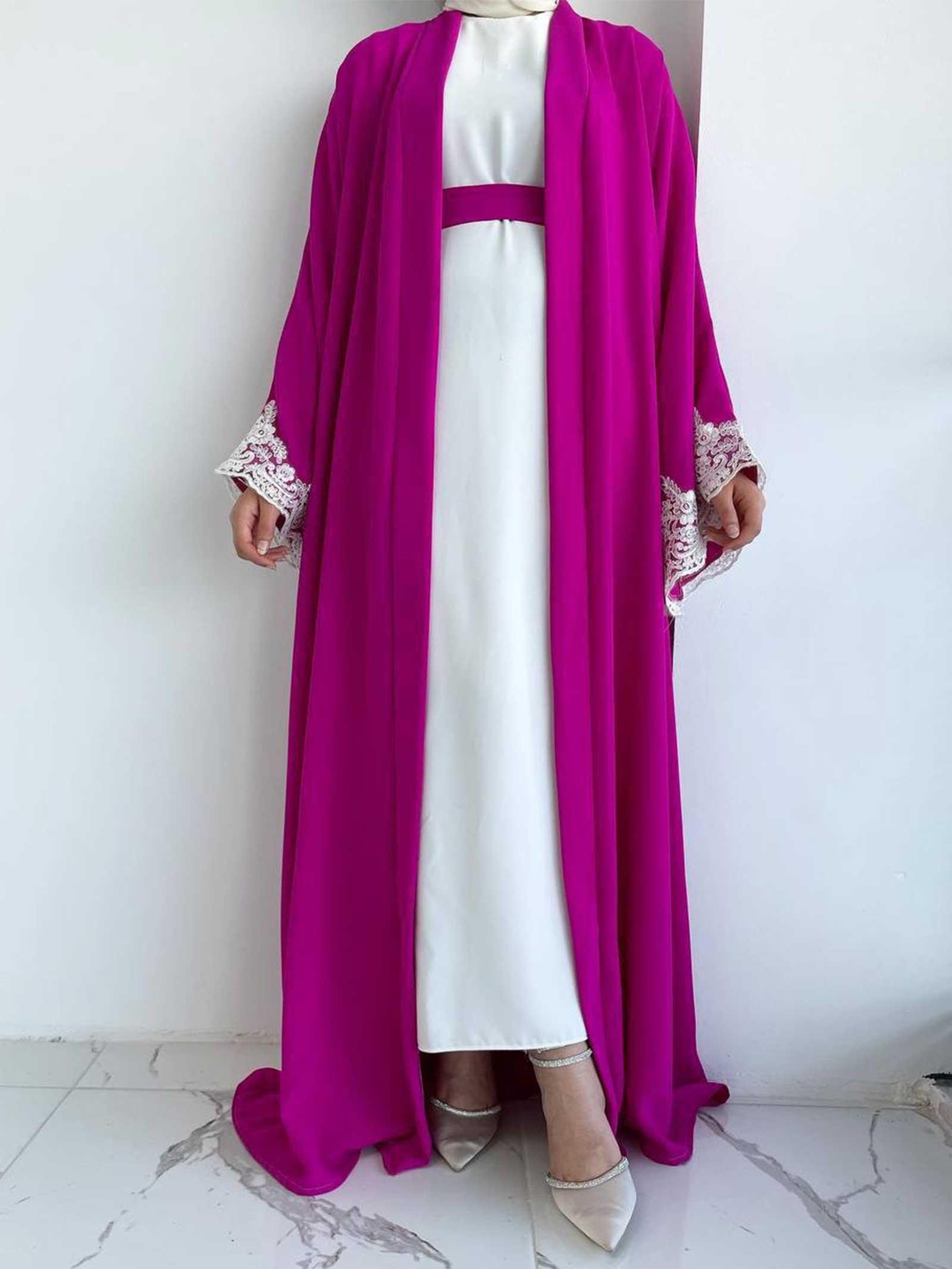 Fuşya Elif Abaya