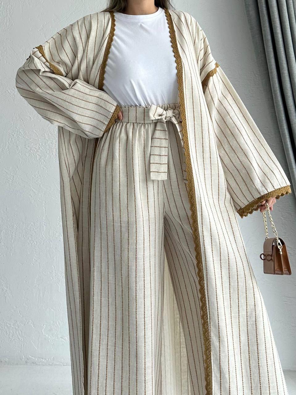 Hardal Linen Keten Takım