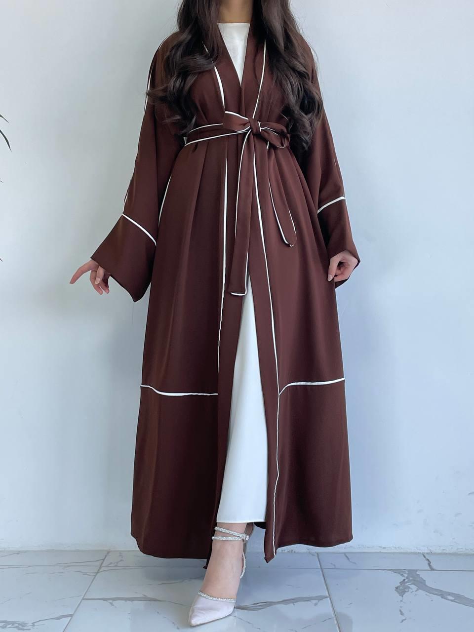 Kahve Biyeli Abaya