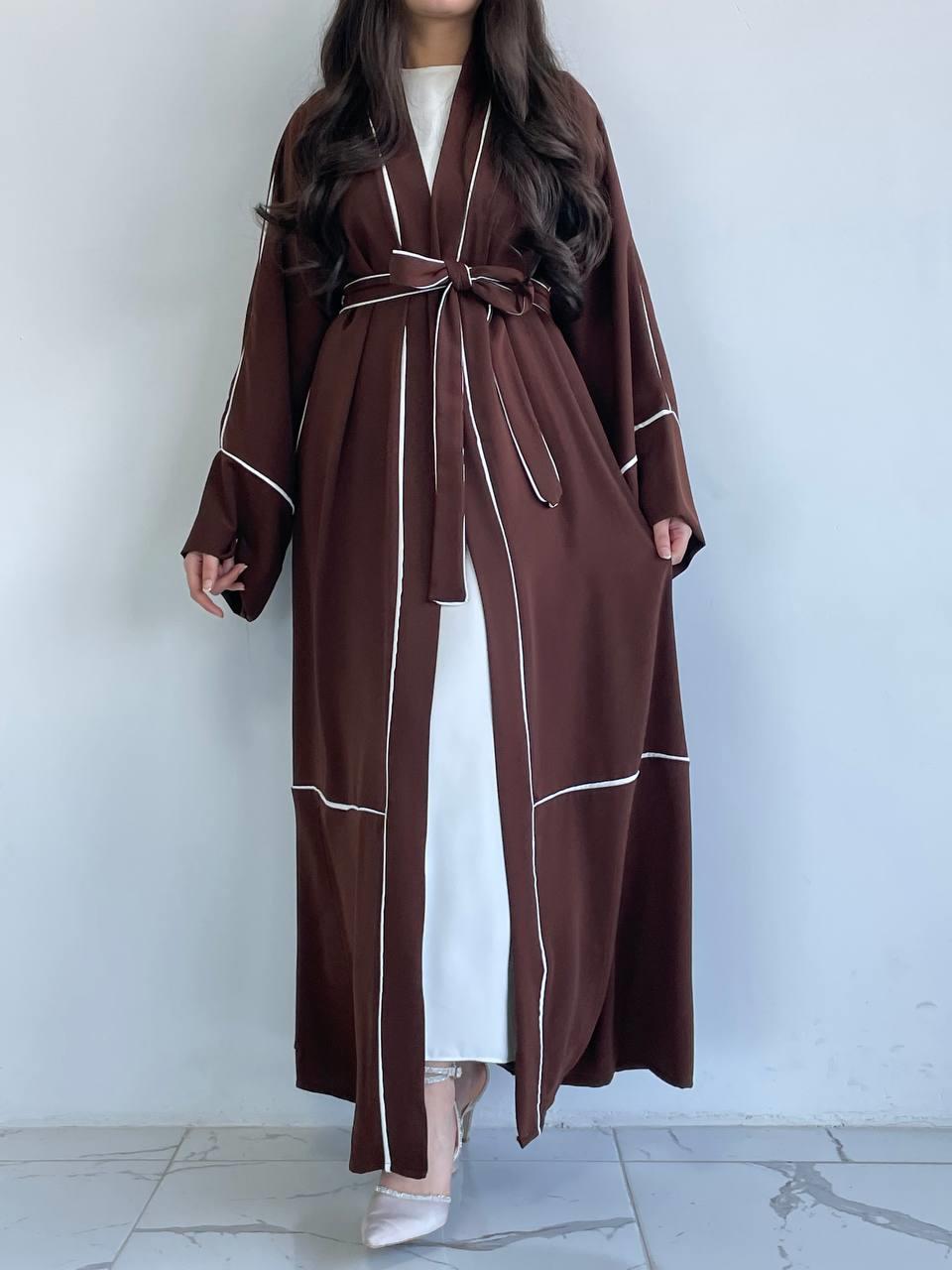 Kahve Biyeli Abaya